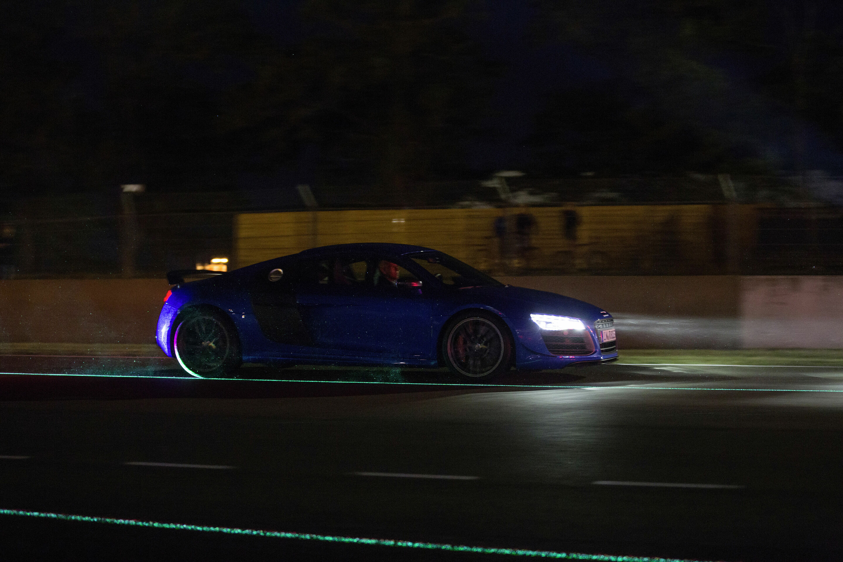 Premiere des Audi  R8 LMX in Le Mans 2014 - Audi R8 LMX auf der Rennstrecke in Le Mans 2014.