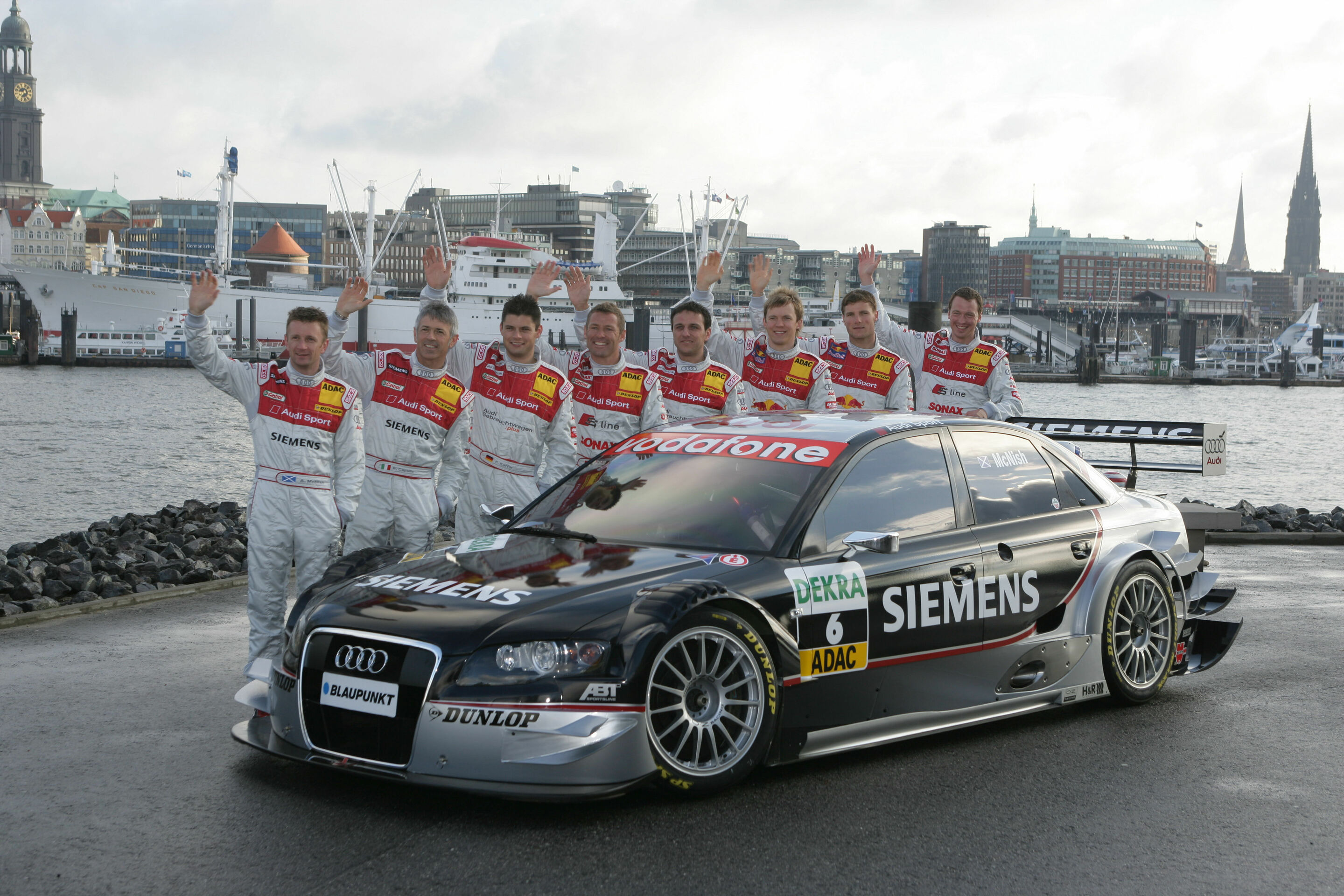 DTM 2005 - The Audi drivers for the DTM 2005