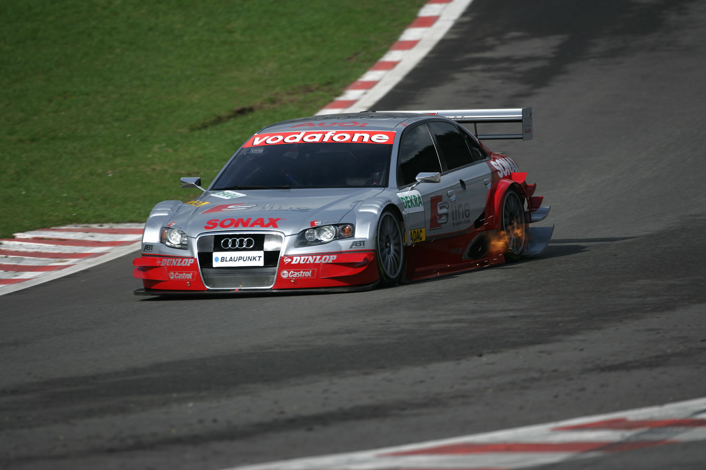 DTM 2005 - Martin Tomczyk in the new Audi A4 DTM during the DTM tests at Spa