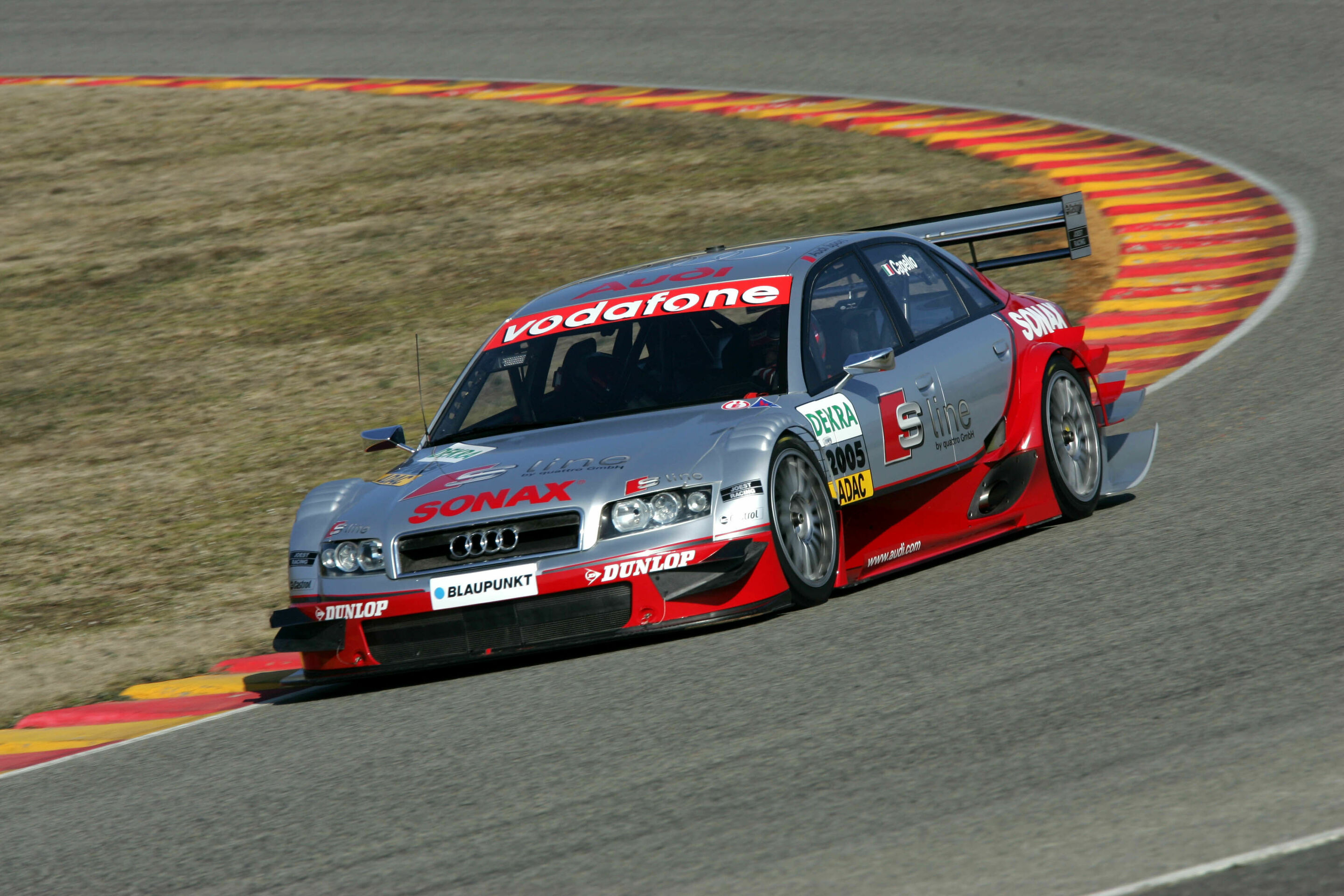 DTM 2005 - Rinaldo Capello in the Audi A4 DTM testing in Mugello (I)