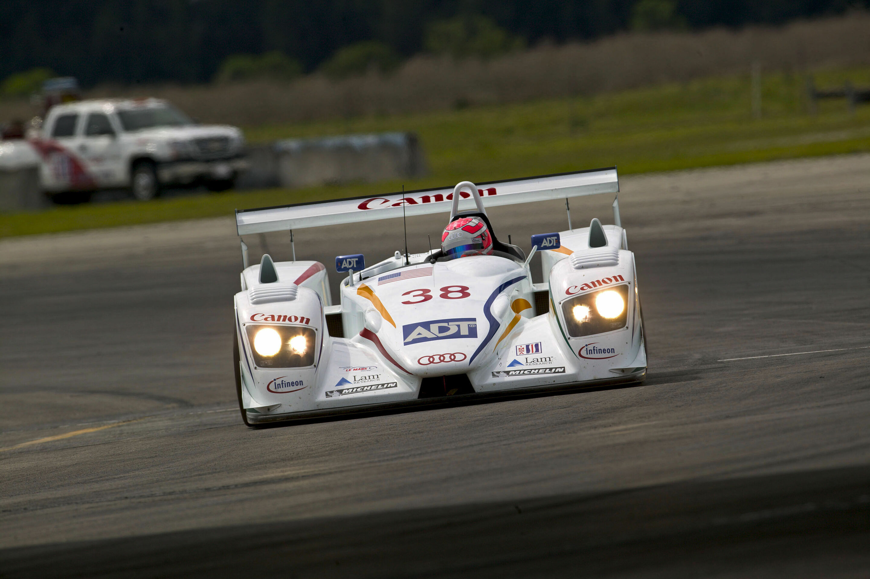 ALMS 2004 - Marco Werner im Audi R8 #38 des Teams ADT Champion Racing