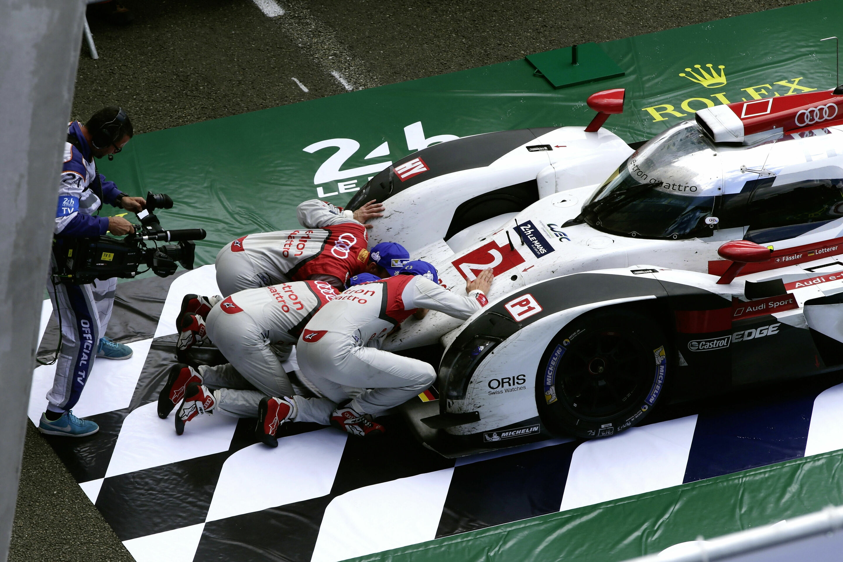 Le Mans 2014 - Audi R18 e-tron quattro #2 (Audi Sport Team Joest), Marcel Fässler, André Lotterer, Benoît Tréluyer