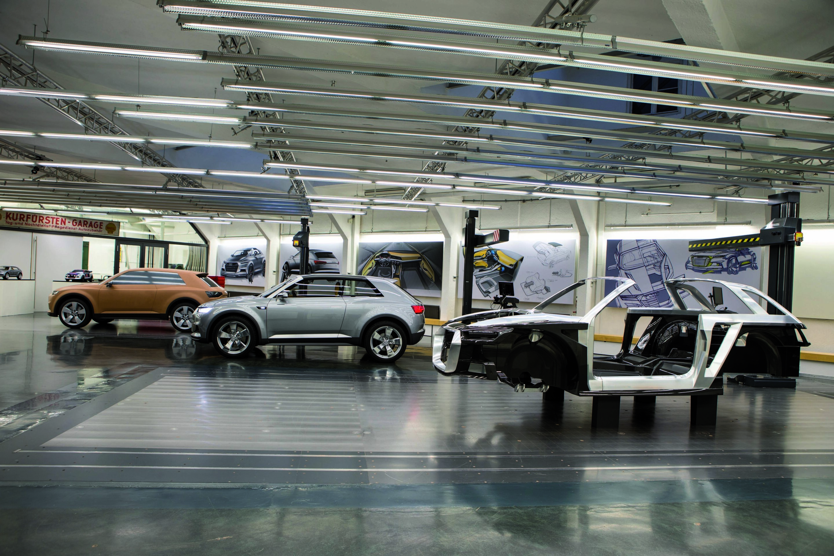 A close look at the new design strategy - In the Concept Design Studio in Munich: The focal point of the refined Audi design language and philosophy will forge a strong link between technology and design.