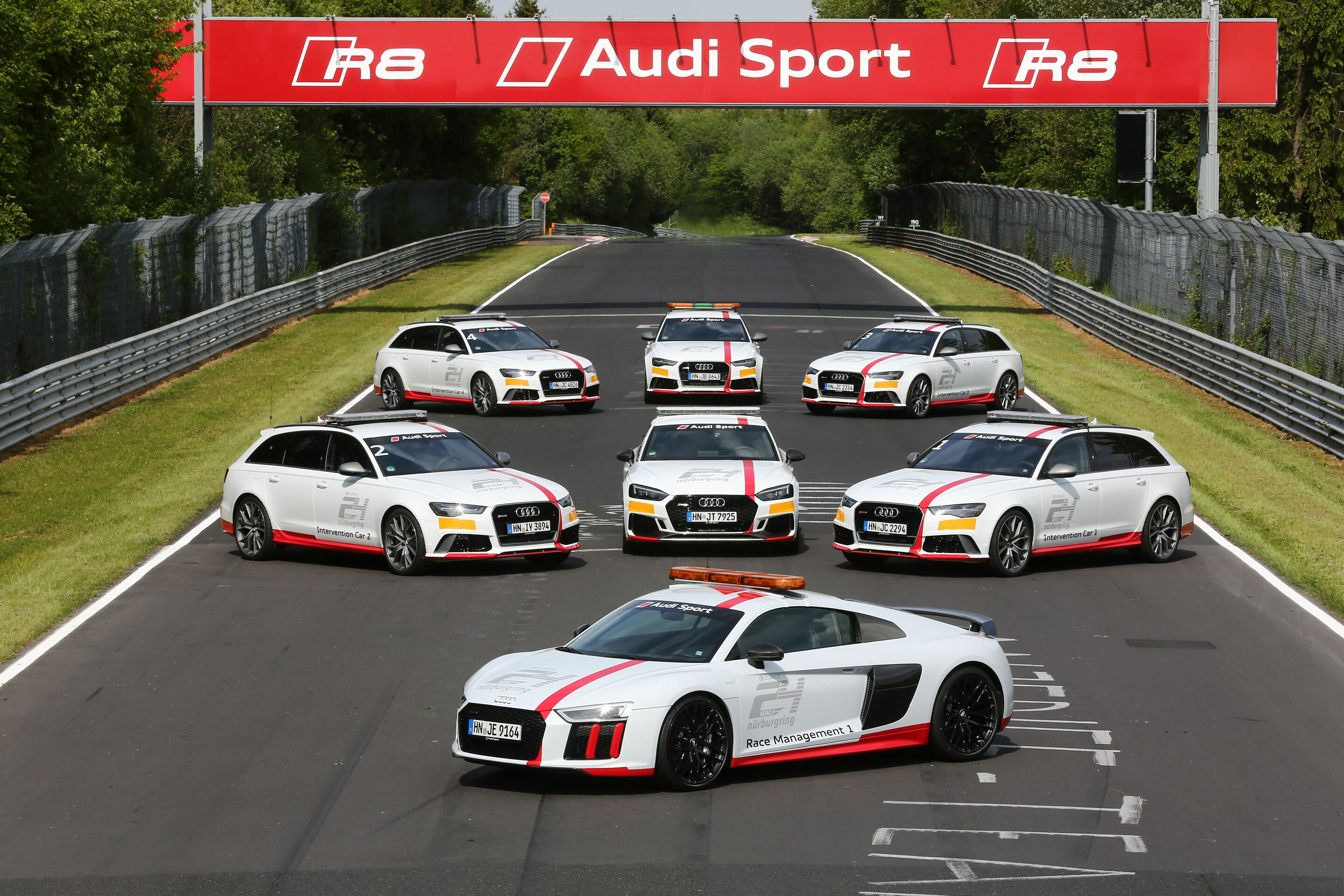 24h Nürburgring 2017 - Official Cars von Audi Sport bei den 24h Nürburgring 2017