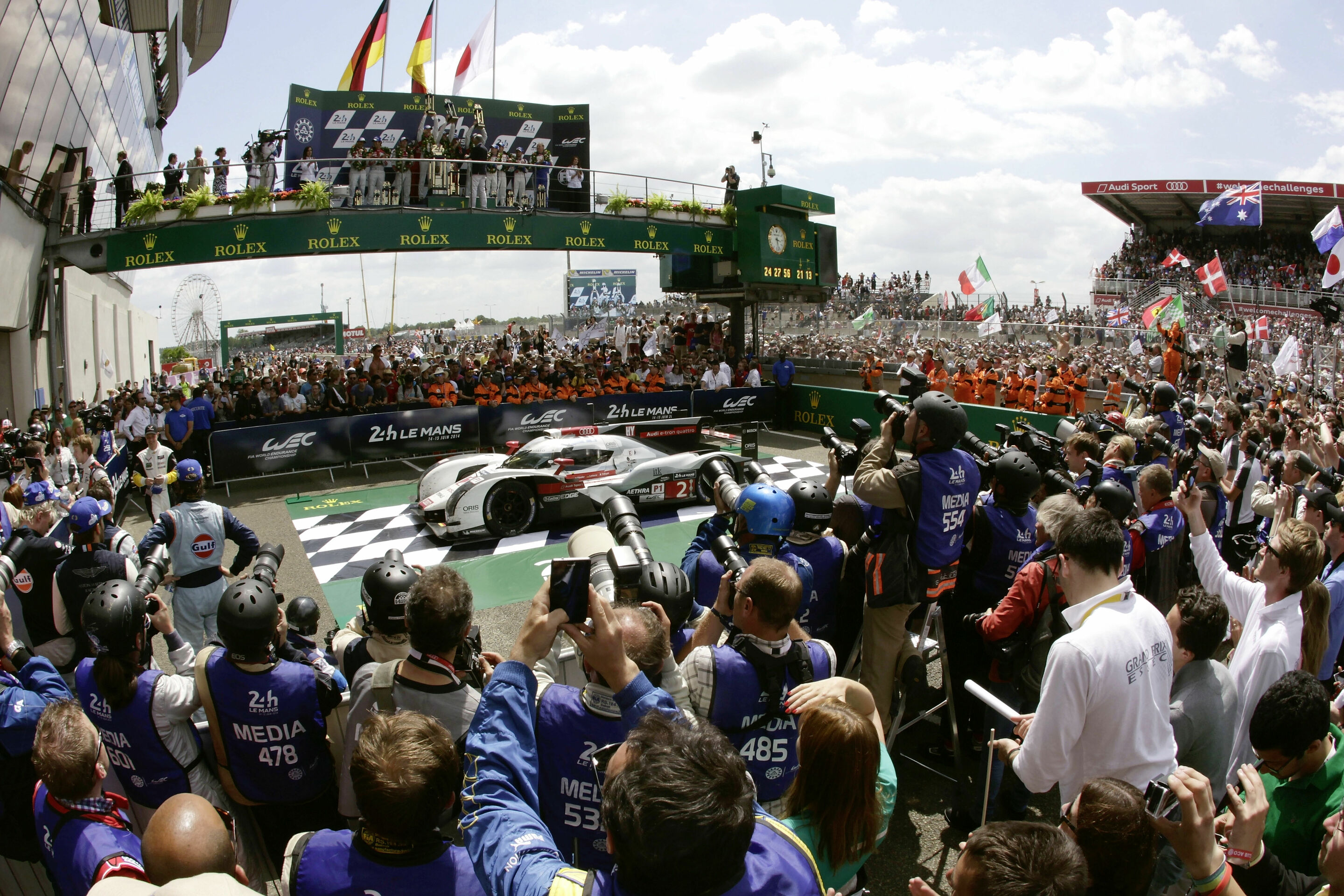 Le Mans 2014 - Podium