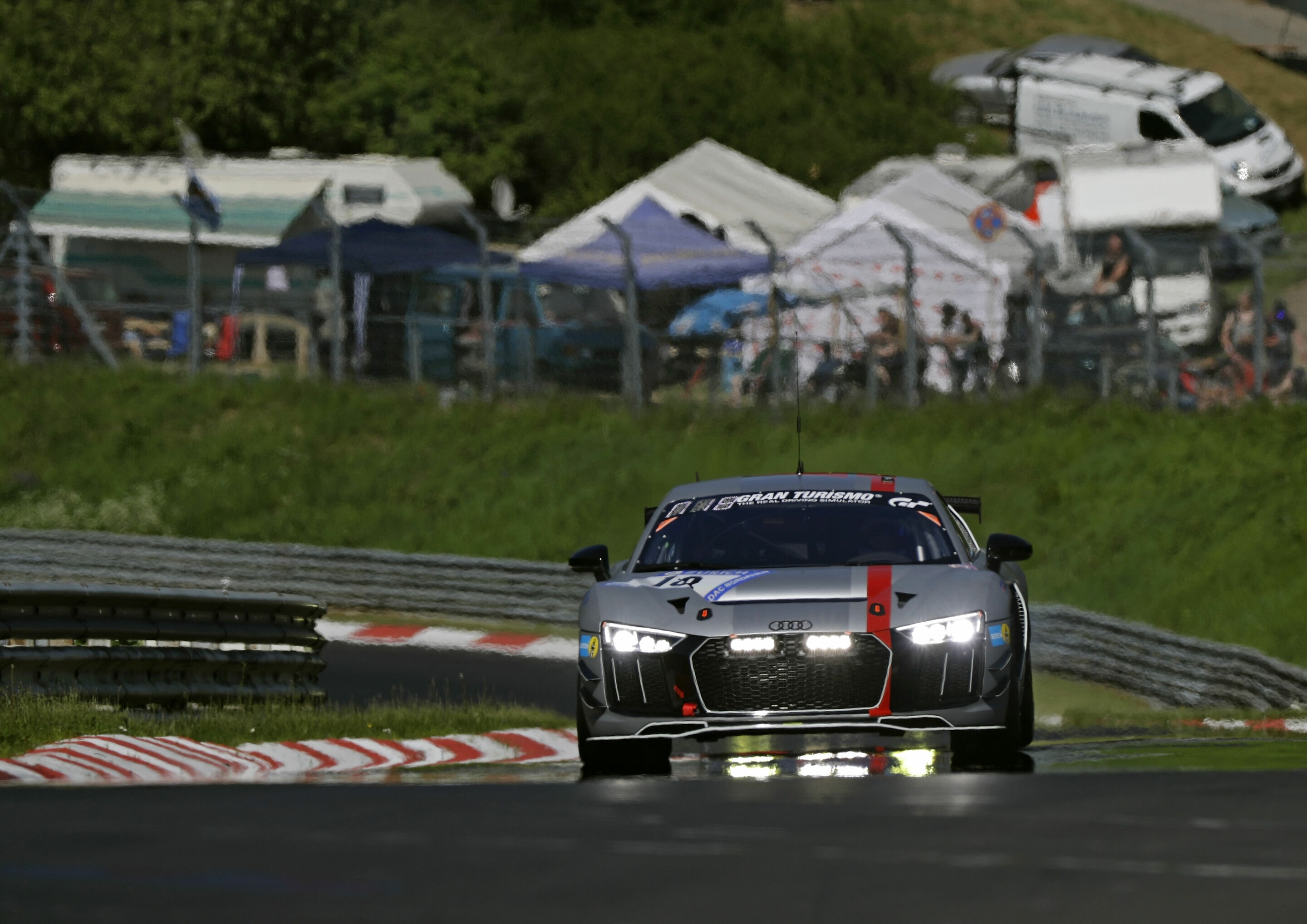 24h Nürburgring 2017 - Audi R8 LMS GT4 #18 (Audi Sport Team Phoenix), Christian Abt/Rahel Frey/Patrick Huisman/Peter Terting