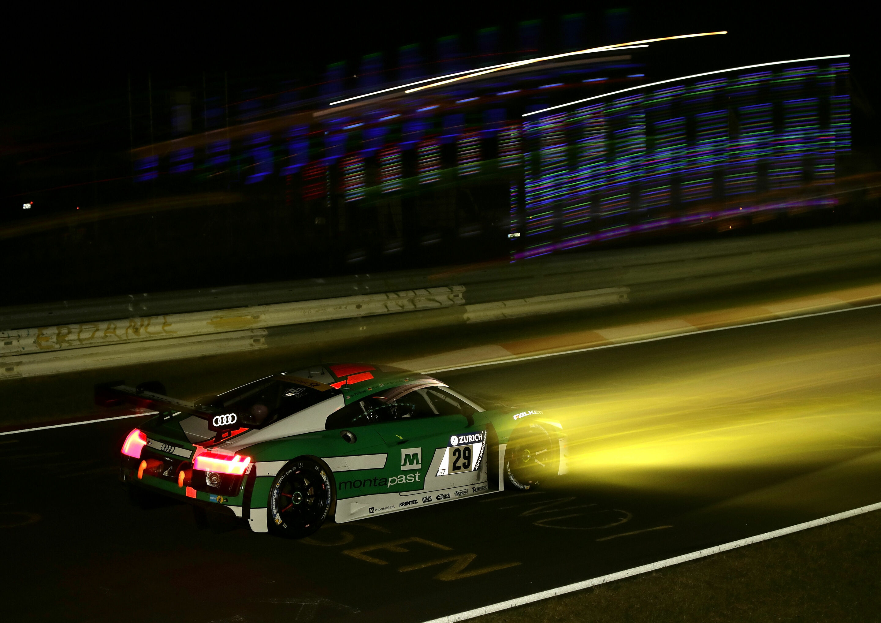 24h Nürburgring 2017 - Audi R8 LMS #29 (Audi Sport Team Land), Kelvin van der Linde/Christopher Mies/Connor De Phillippi/Markus Winkelhock