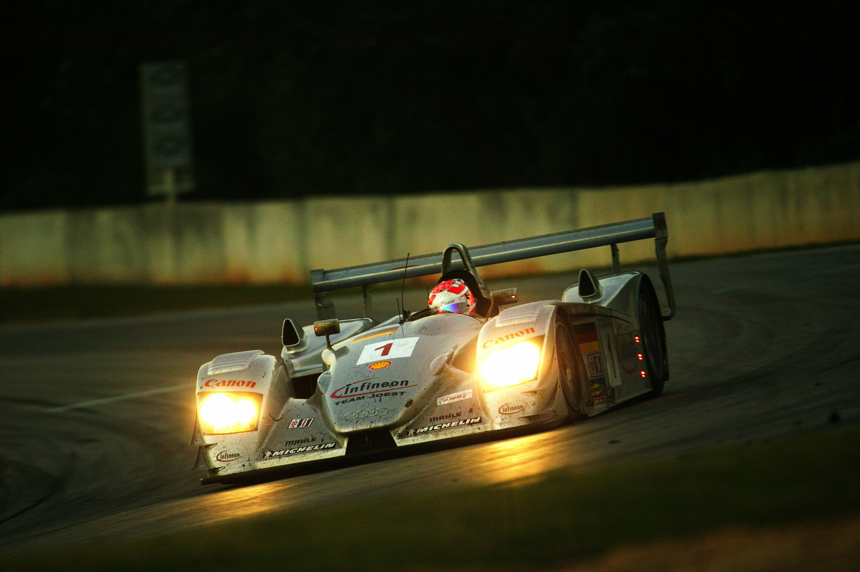 ALMS 2003 - Marco Werner im Audi R8 des Infineon Team Joest