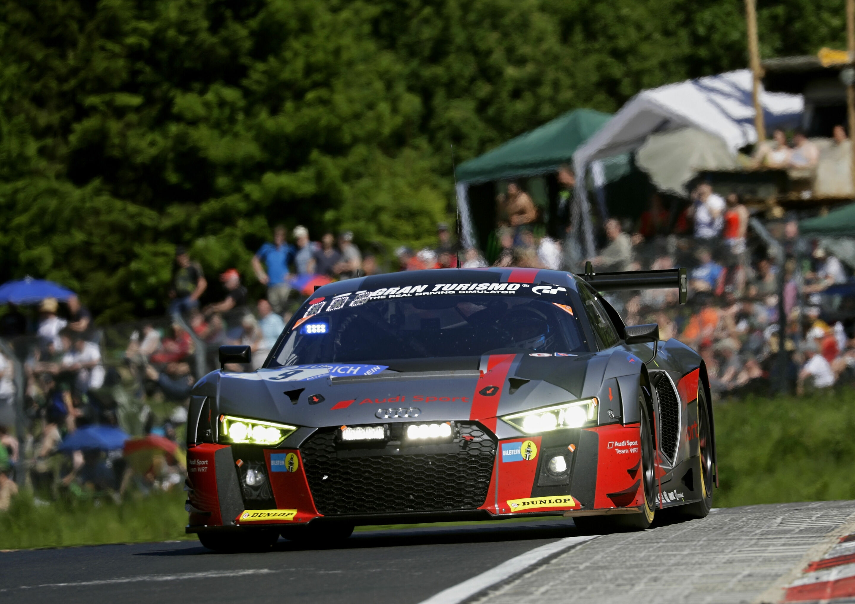 24h Nürburgring 2017 - Audi R8 LMS #9 (Audi Sport Team WRT), Marcel Fässler/Robin Frijns/Nico Müller/René Rast
