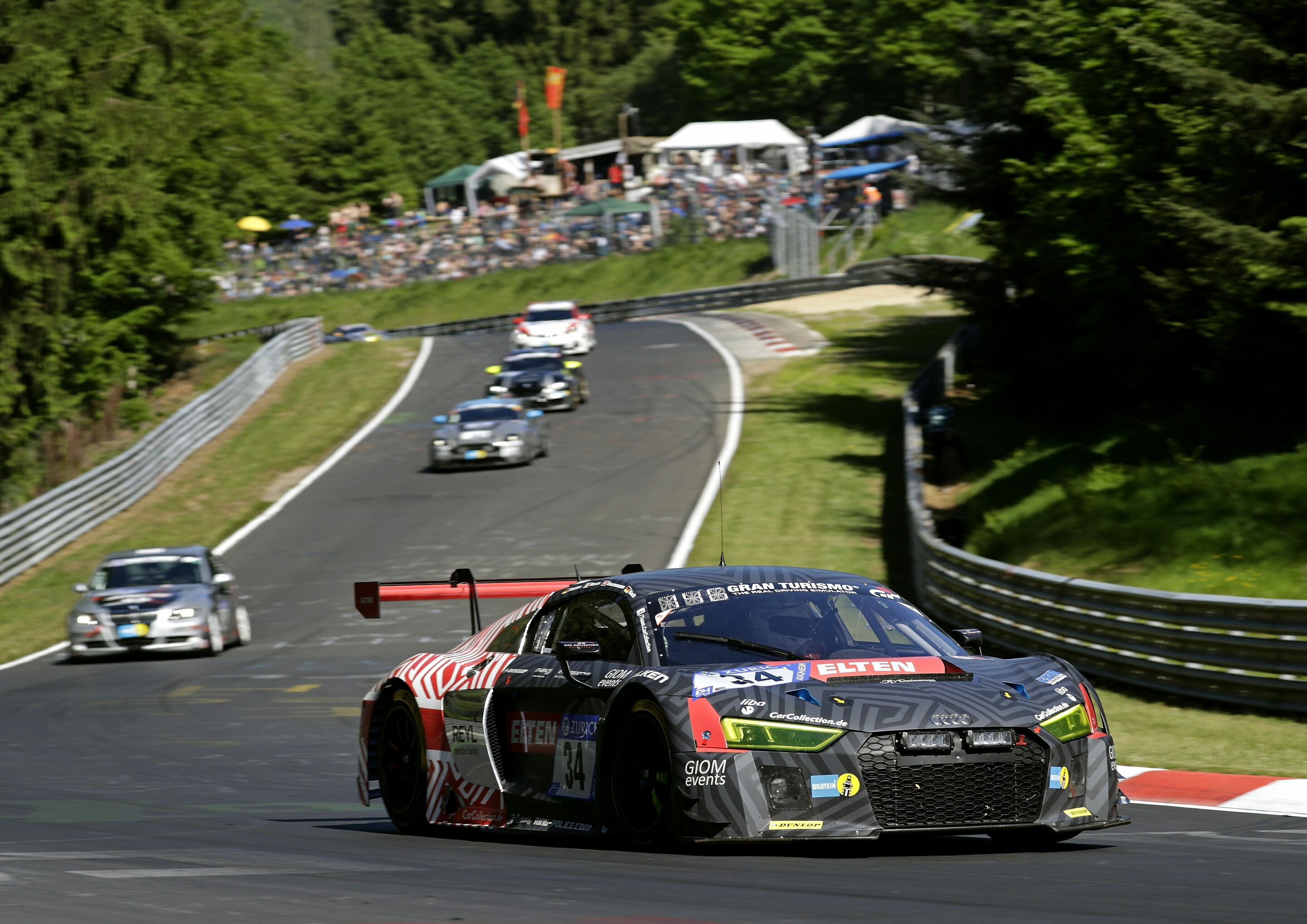 24h Nürburgring 2017 - Audi R8 LMS #34 (Car Collection Motorsport), Klaus Koch/Lorenzo Rocco/Ronny Saurenmann/Jan-Erik Slooten