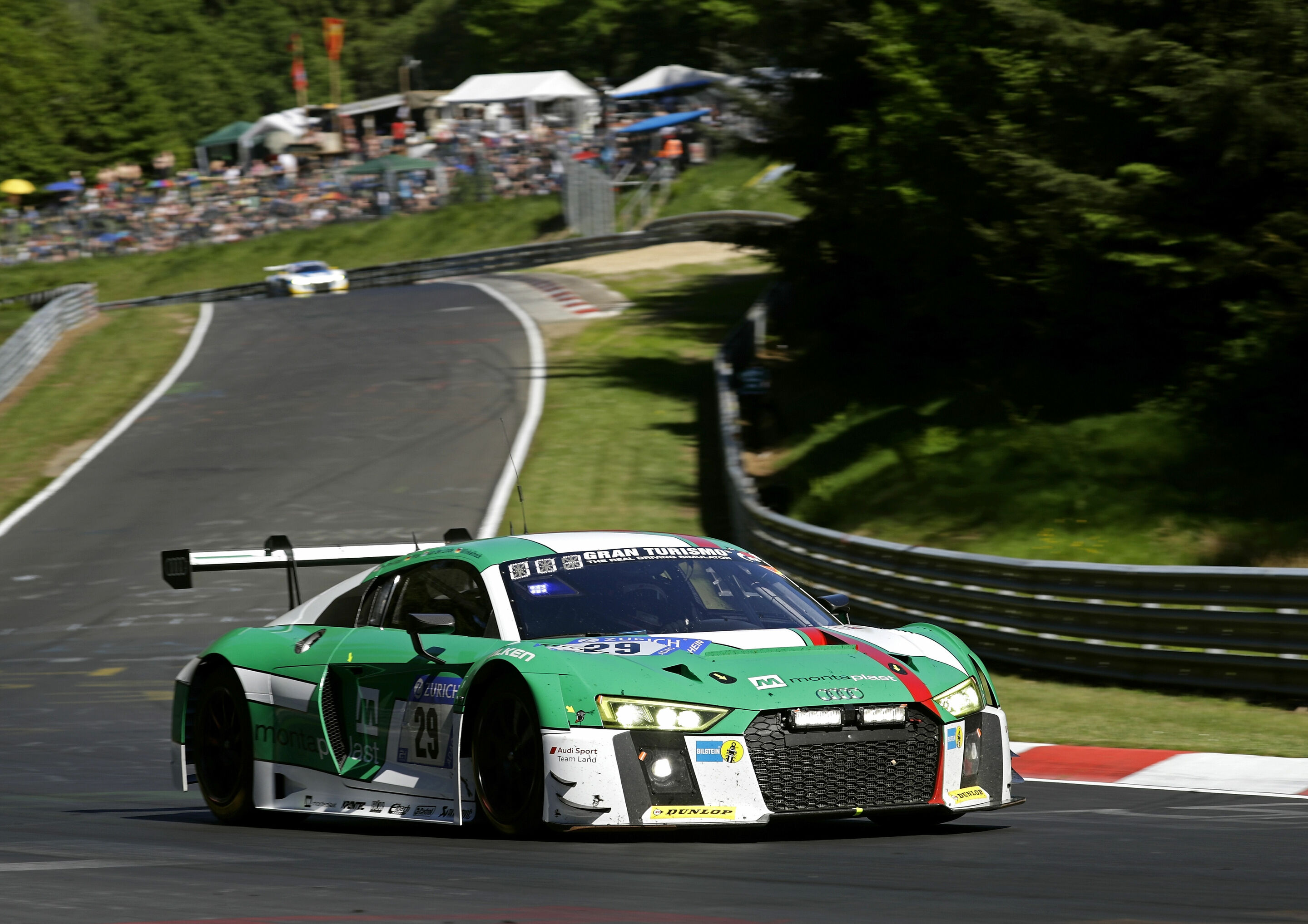 24h Nürburgring 2017 - Audi R8 LMS #29 (Audi Sport Team Land), Kelvin van der Linde/Christopher Mies/Connor De Phillippi/Markus Winkelhock