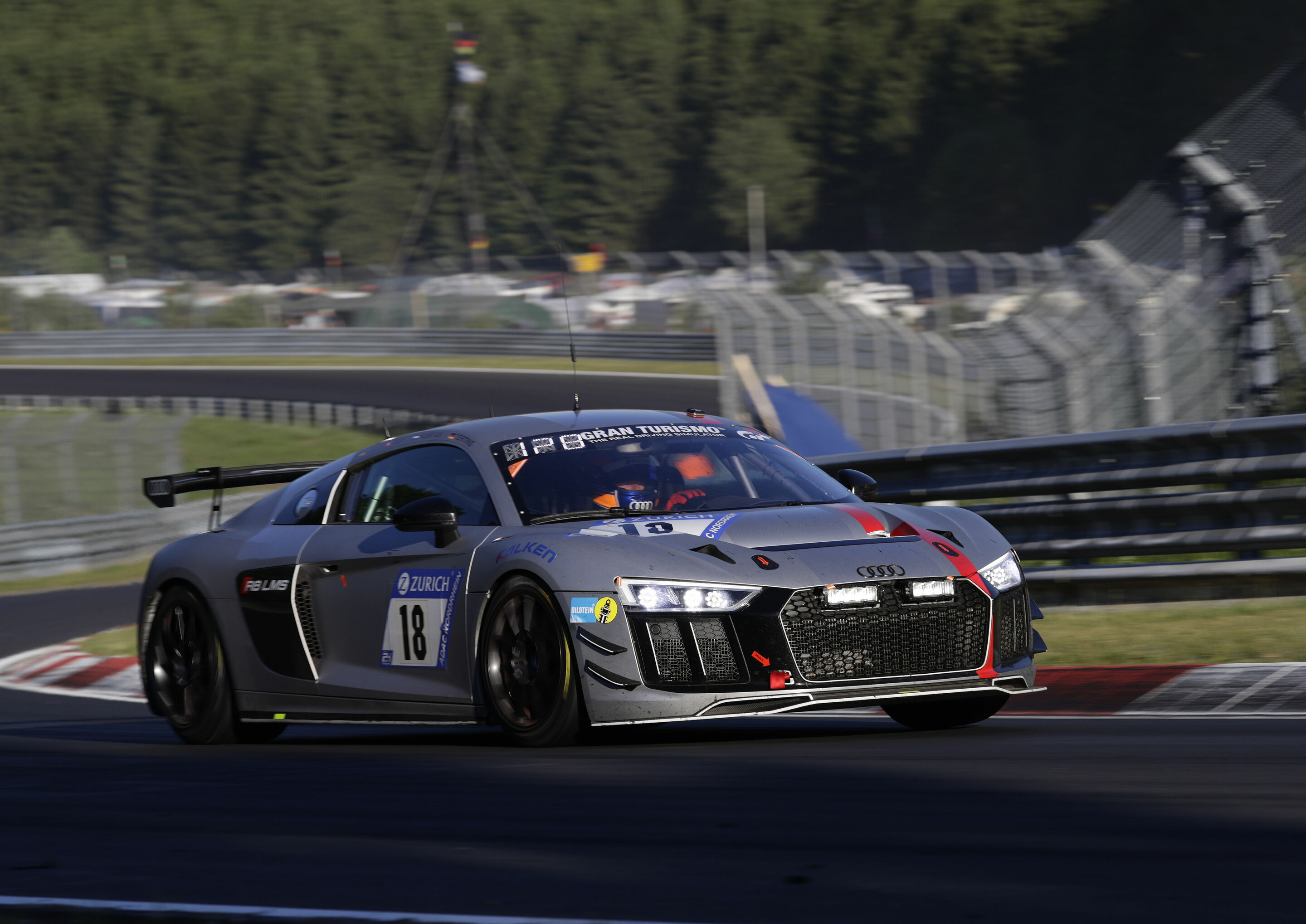 24h Nürburgring 2017 - Audi R8 LMS GT4 #18 (Audi Sport Team Phoenix), Christian Abt/Rahel Frey/Patrick Huisman/Peter Terting
