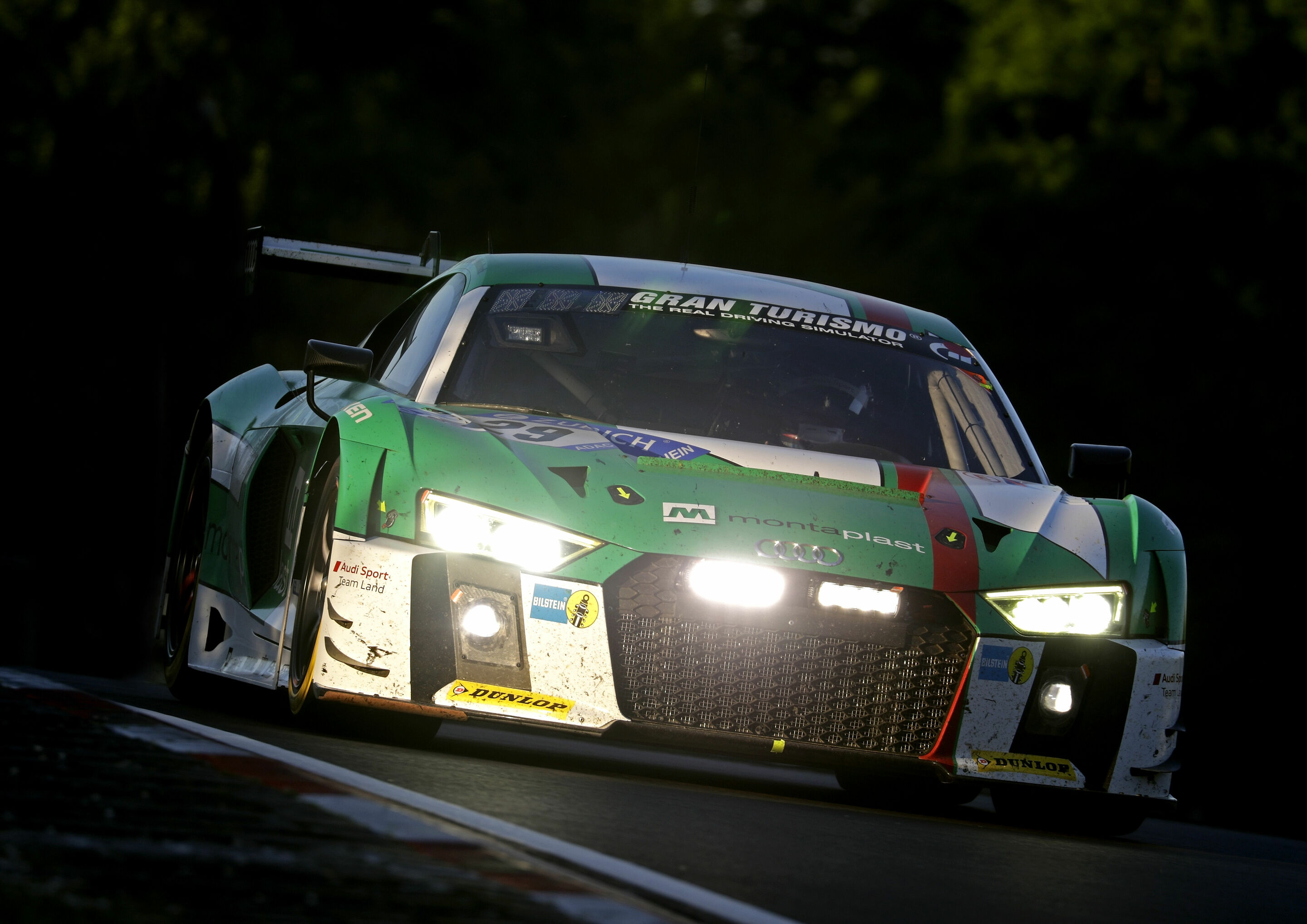 24h Nürburgring 2017 - Audi R8 LMS #29 (Audi Sport Team Land), Kelvin van der Linde/Christopher Mies/Connor De Phillippi/Markus Winkelhock