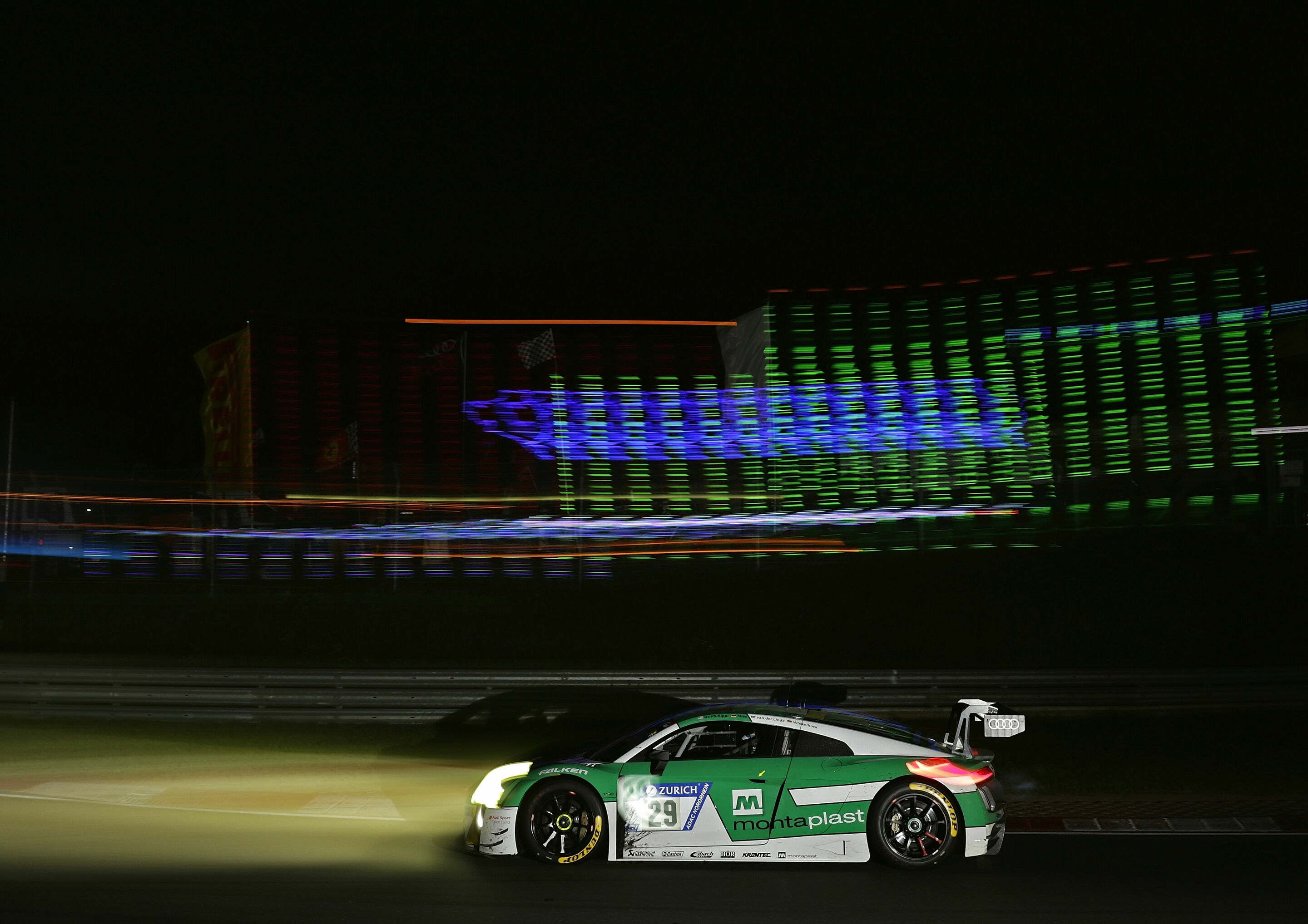 24h Nürburgring 2017 - Audi R8 LMS #29 (Audi Sport Team Land), Kelvin van der Linde/Christopher Mies/Connor De Phillippi/Markus Winkelhock