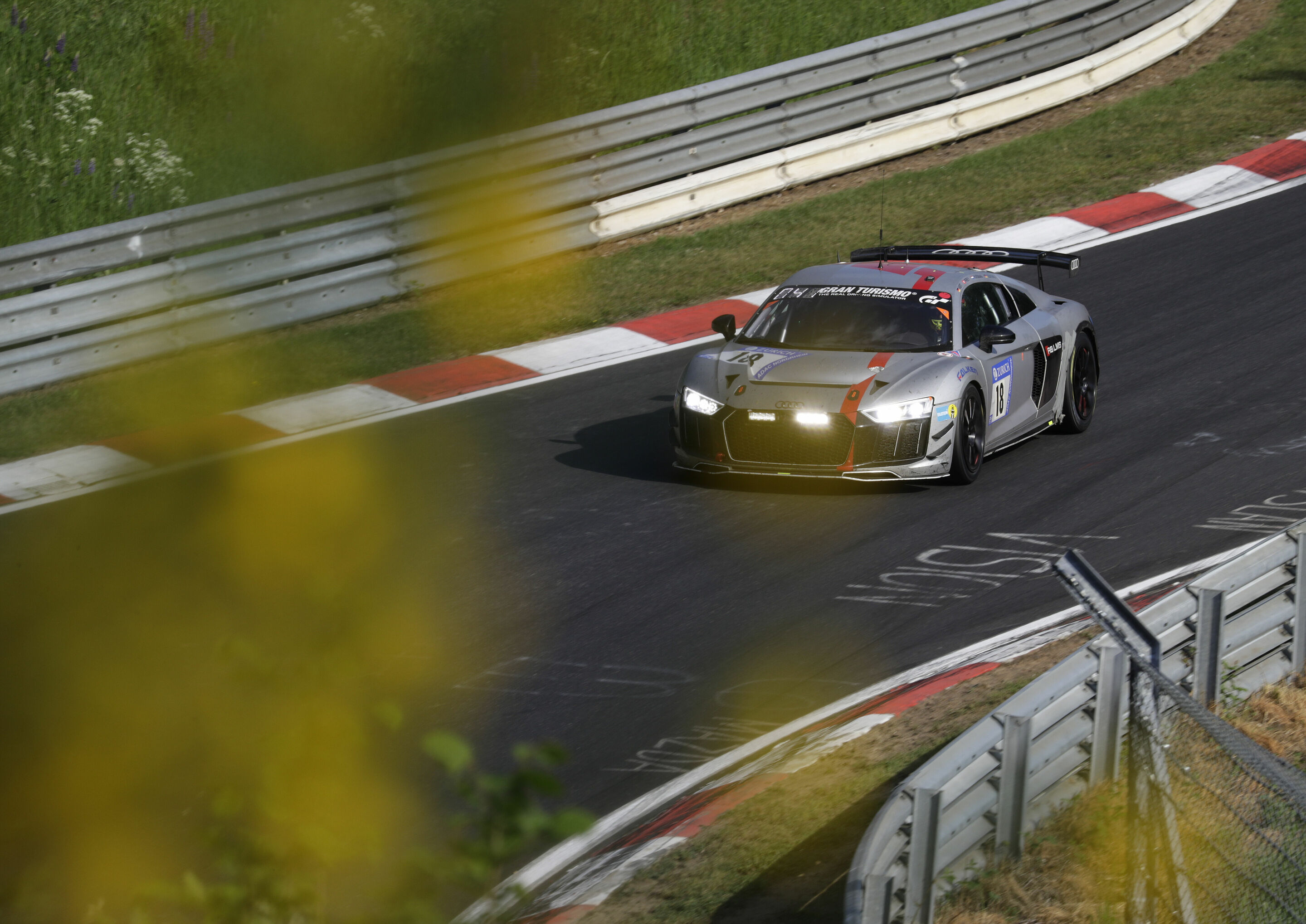 24h Nürburgring 2017 - Audi R8 LMS GT4 #18 (Audi Sport Team Phoenix), Christian Abt/Rahel Frey/Patrick Huisman/Peter Terting