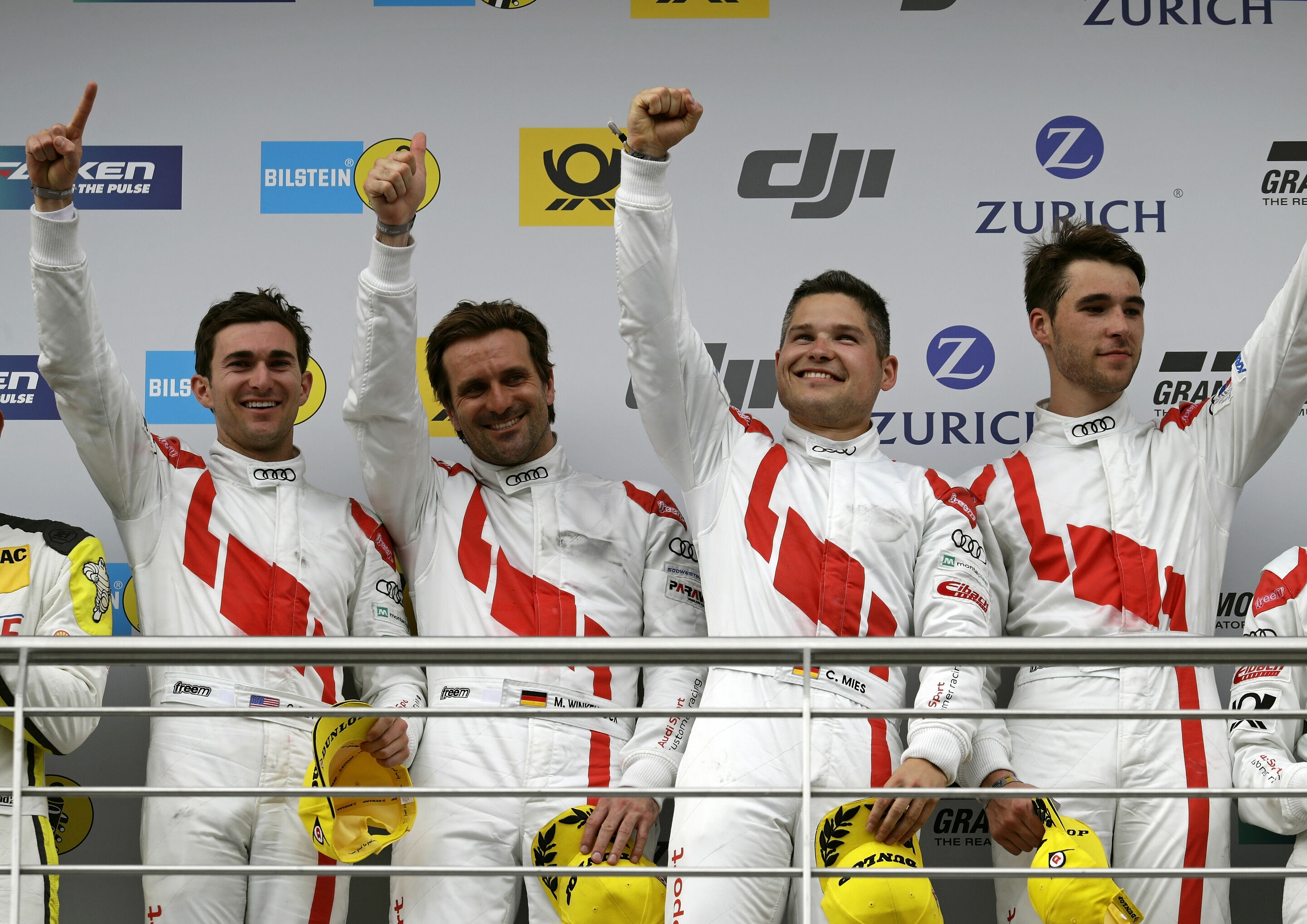 24h Nürburgring 2017 - Connor De Phillippi, Markus Winkelhock, Christopher Mies, Kelvin van der Linde