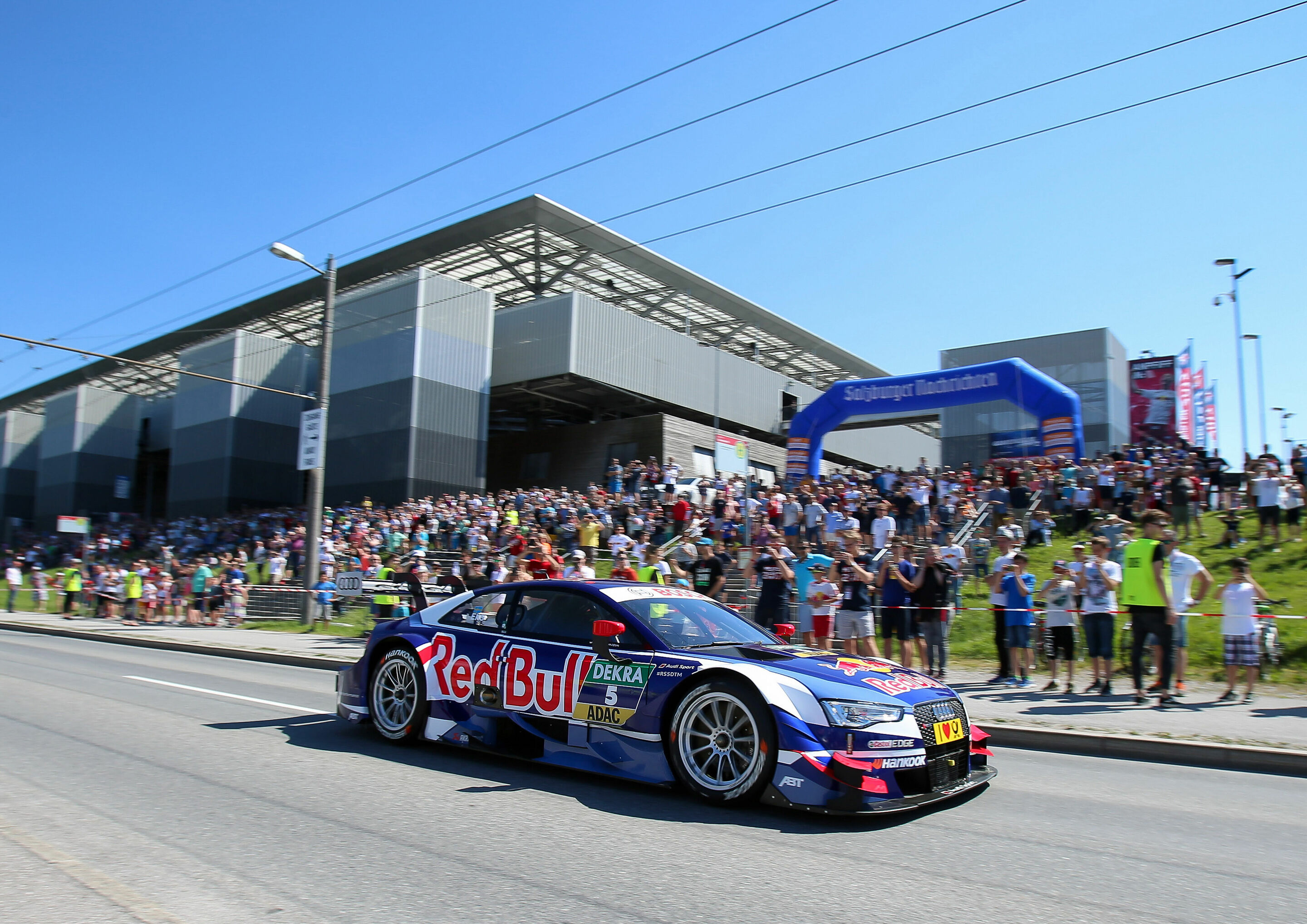 Champions party for FC Red Bull - Audi RS 5 DTM