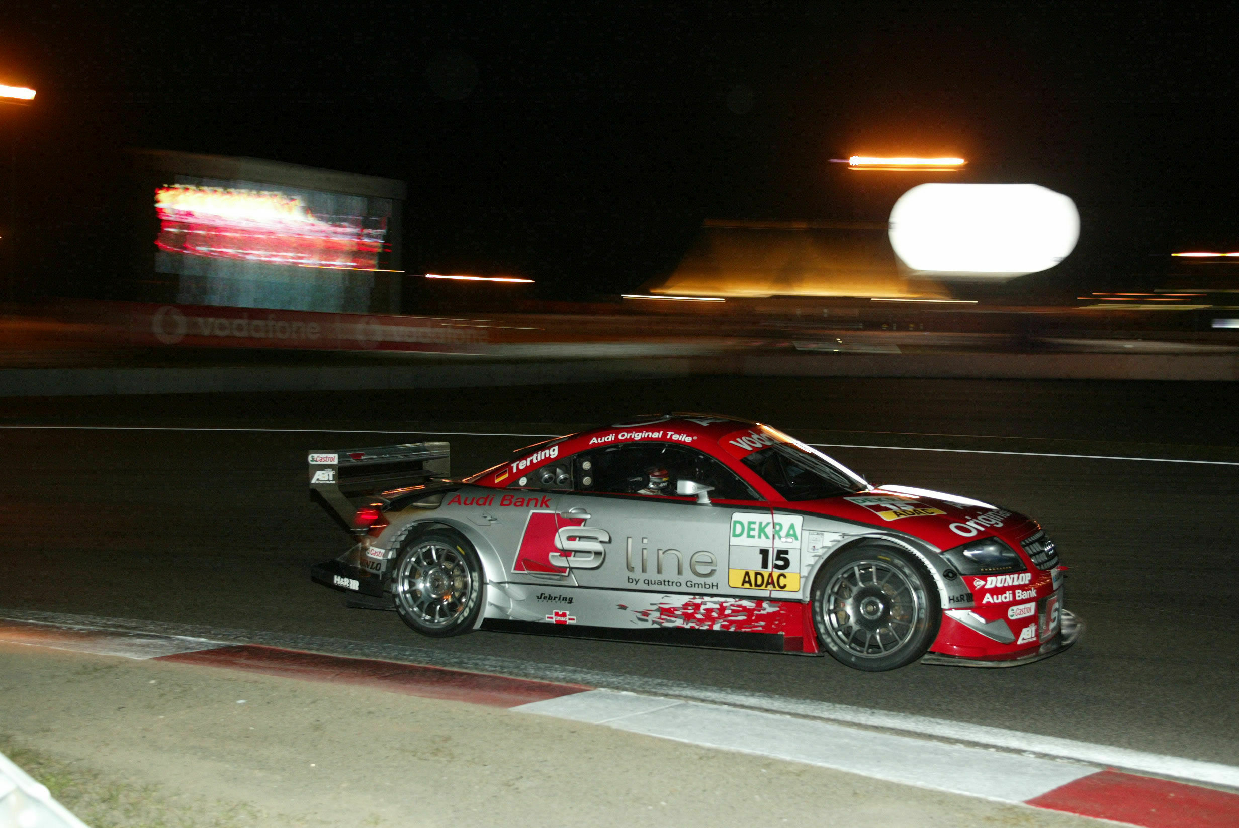 DTM 2003 - Audi junior Peter Terting im Abt-Audi TT-R #15 während des Nachttrainings