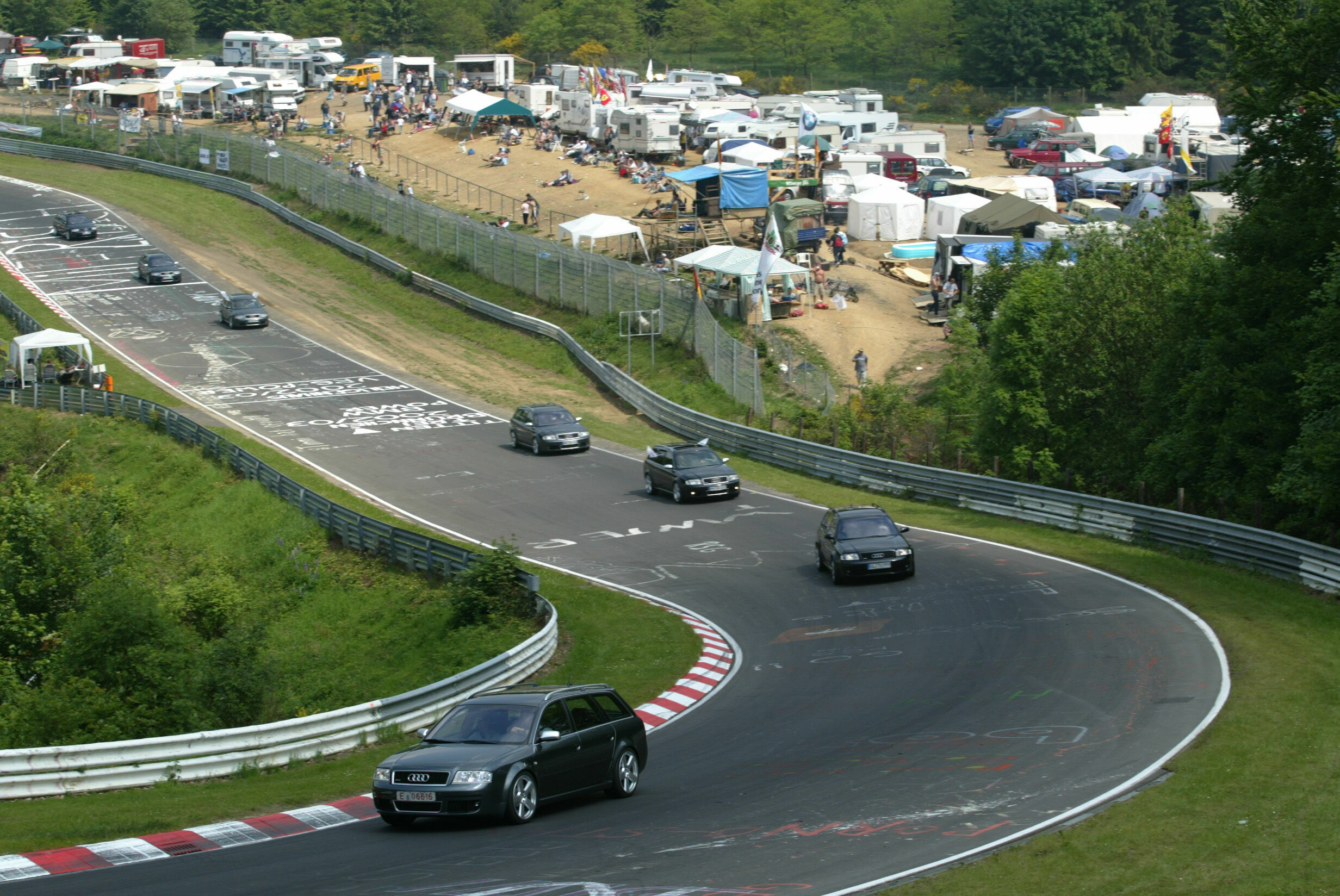 24h Nürburgring 2003 - Audi RS 6 vor dem Start des Rennens