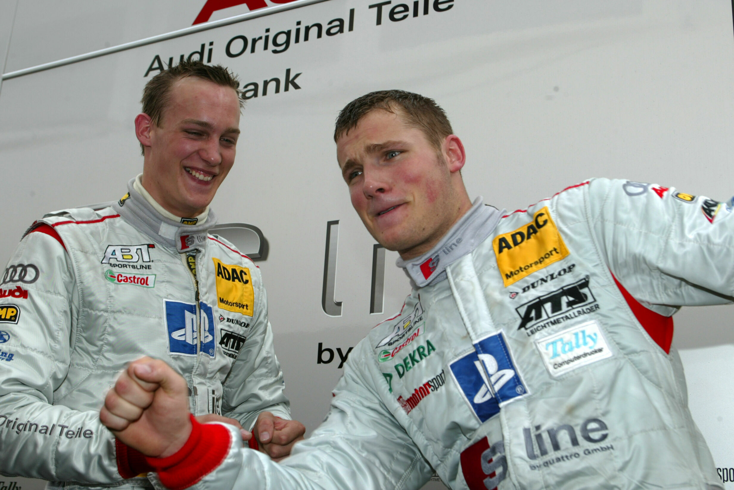 DTM 2003 - Audi Juniors Peter Terting and Martin Tomczyk
