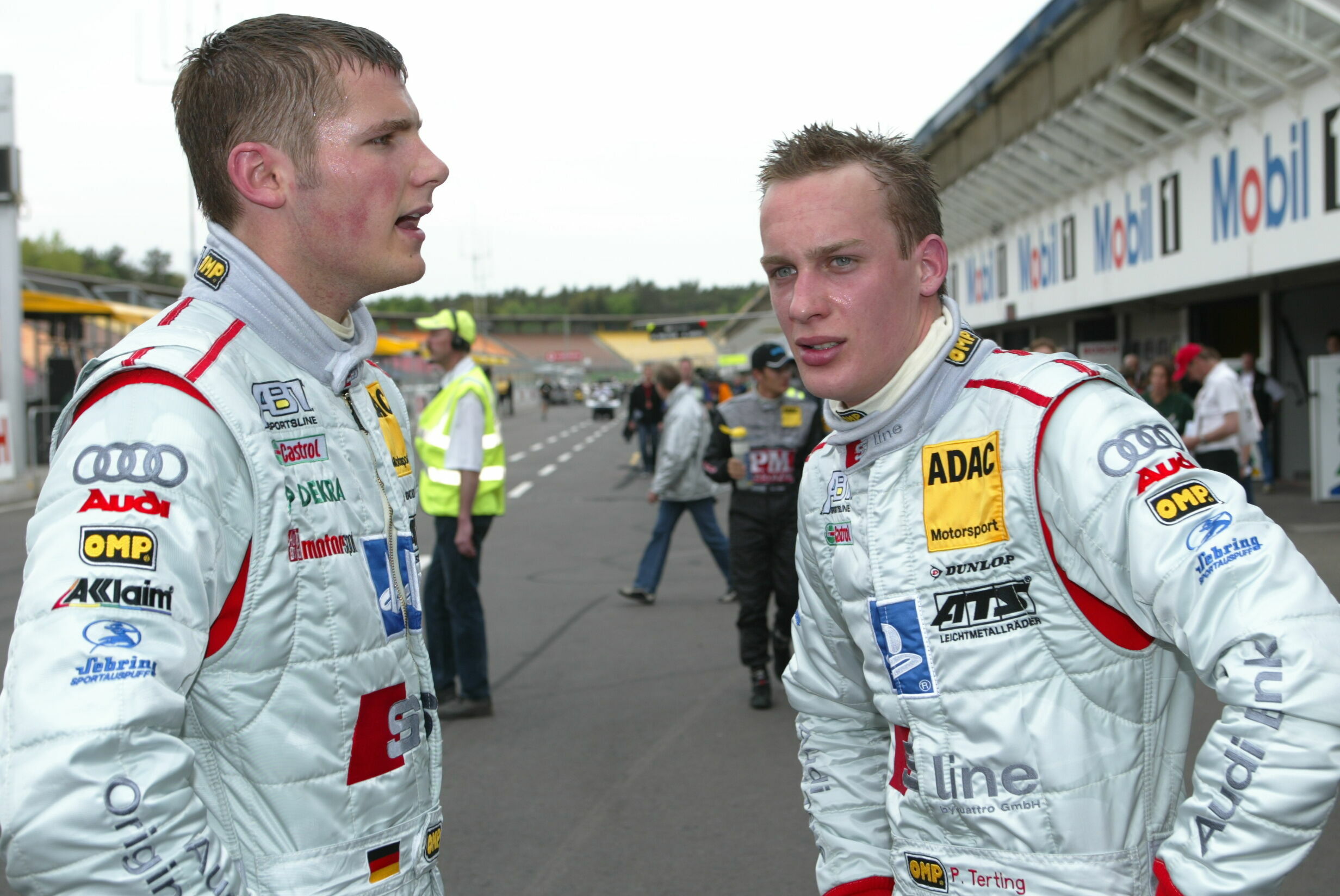 DTM 2003 - Audi Junioren Martin Tomczyk und Peter Terting