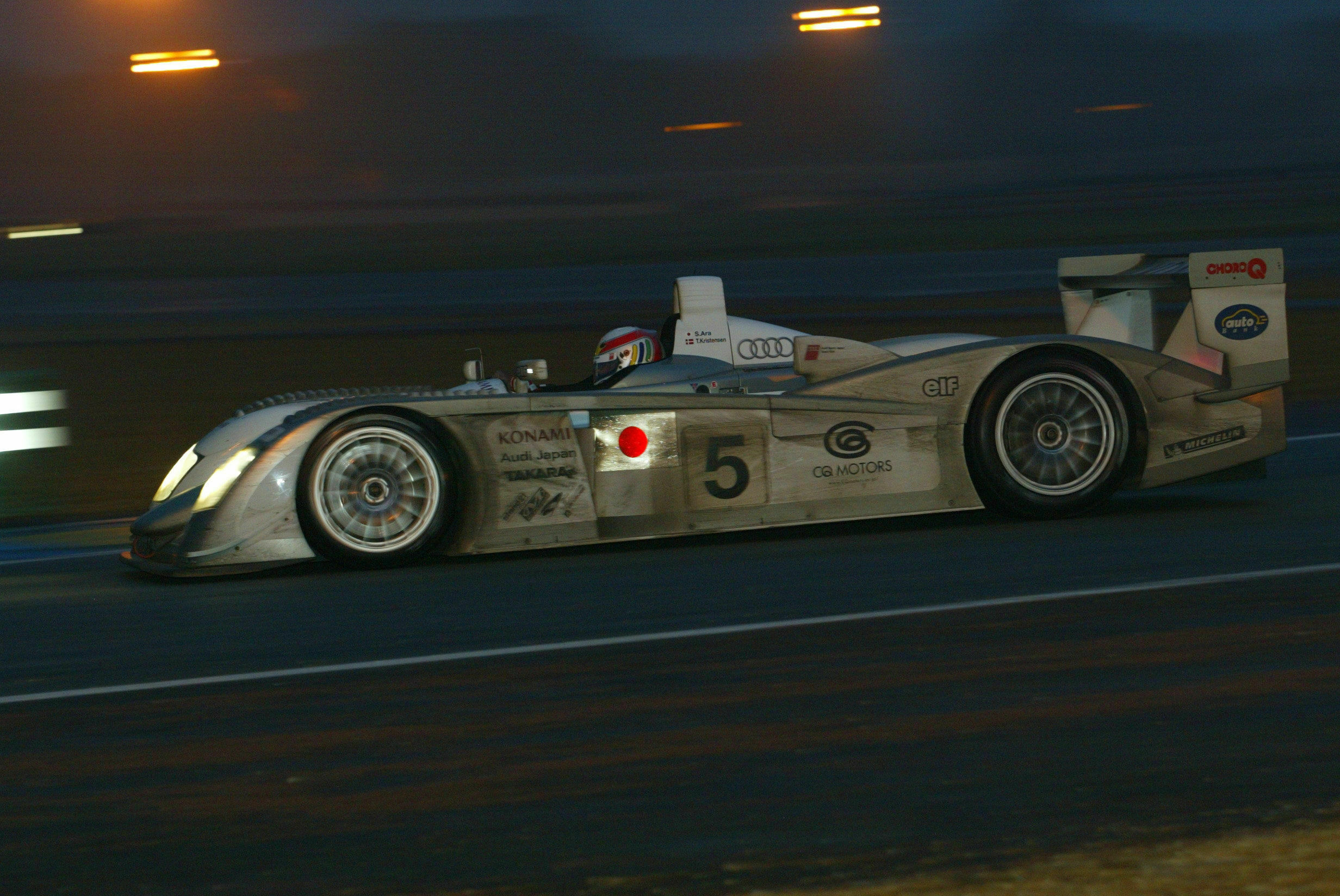 1000 km Le Mans 2003 - Tom Kristensen im Audi Sport Japan Team Goh Audi R8