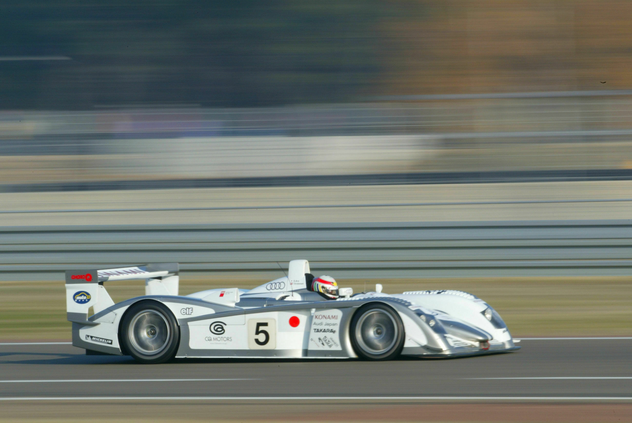 1000 km Le Mans 2003 - Tom Kristensen in the Audi Sport Japan Team Goh Audi R8