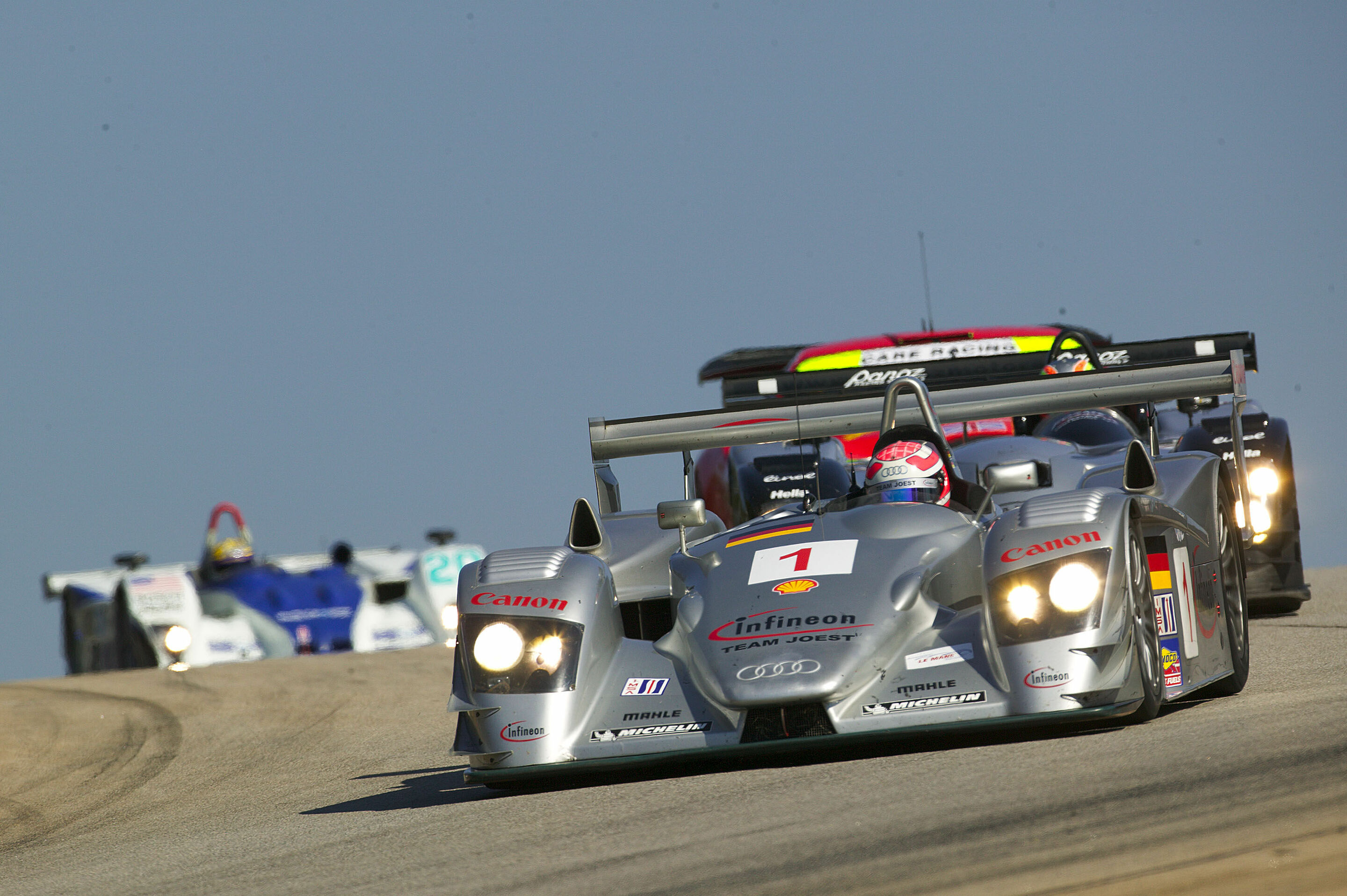 ALMS 2003 - Marco Werner in the Infineon Team Joest Audi R8