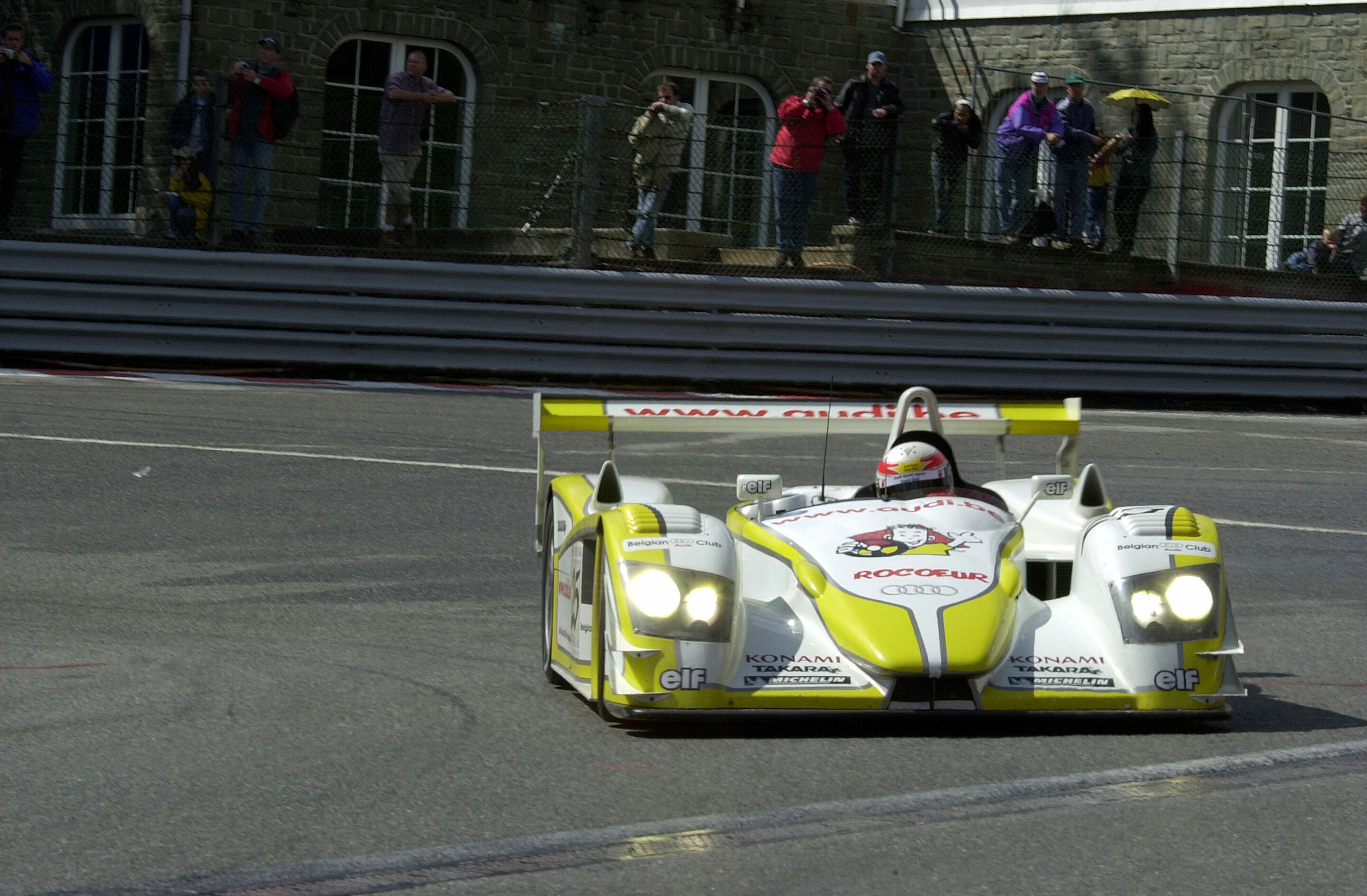 1000 km Spa 2003 - Tom Kristensen im Audi Team Goh for Belgium Audi R8