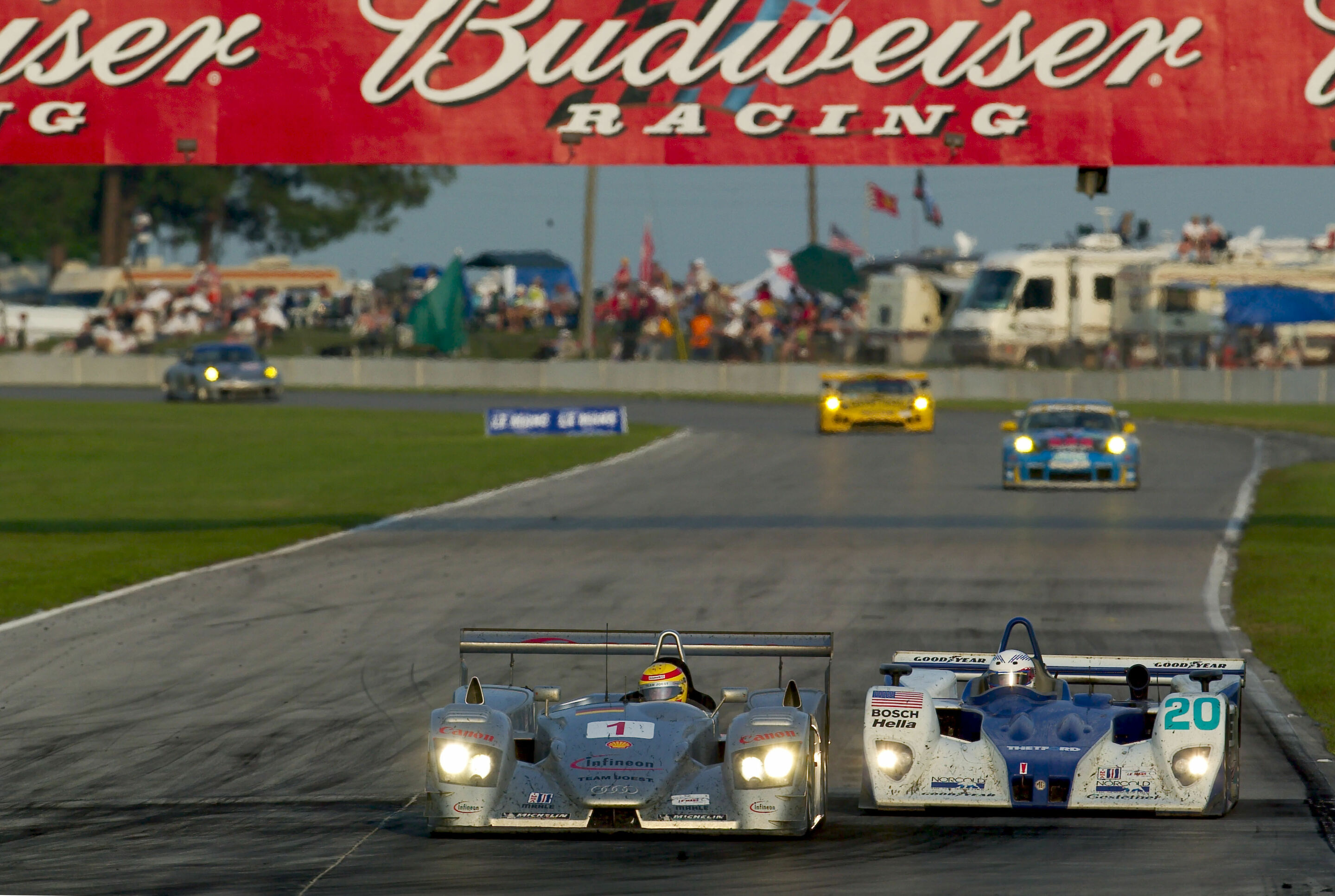 ALMS 2003 - Frank Biela im #1 Infineon Team Joest Audi R8