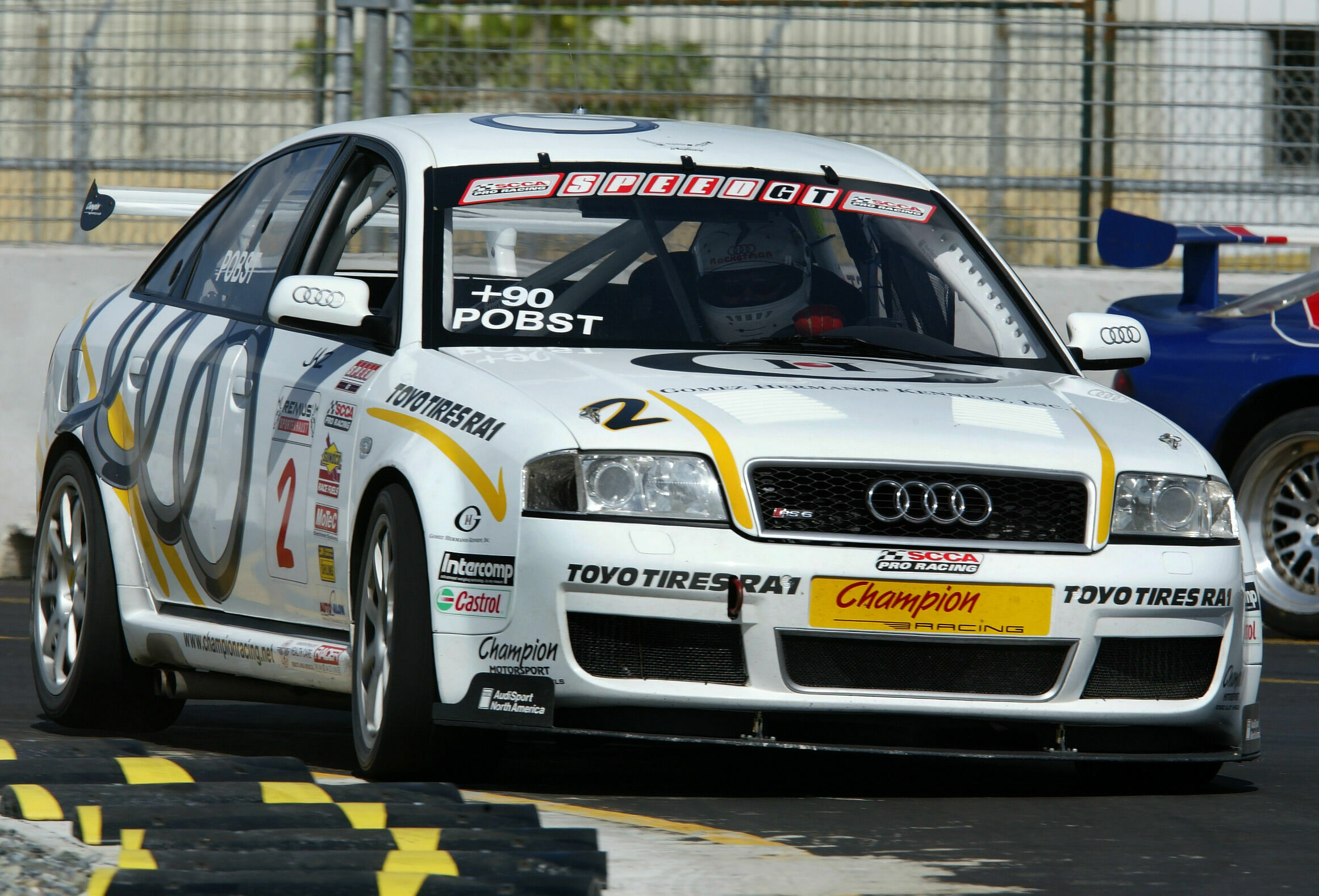 SPEED GT 2003 - Randy Pobst im #2 Audi RS 6 Competition