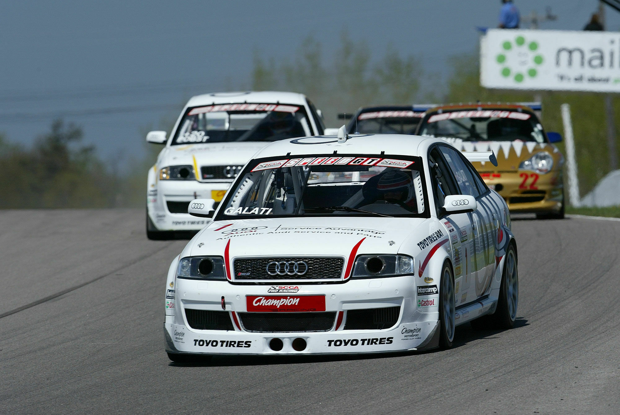 SPEED GT 2003 - Michael Galati leads Randy Pobst