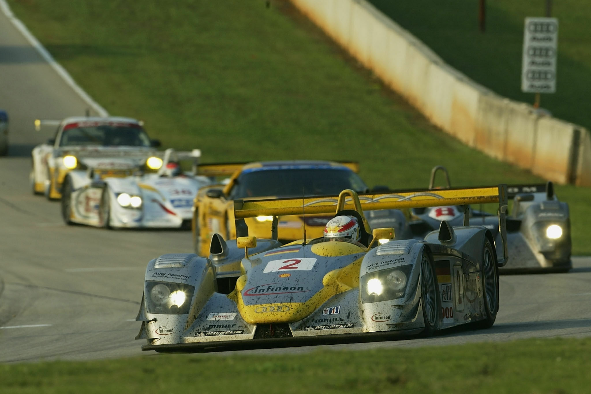 ALMS 2002 - Tom Kristensen im Infineon Audi R8