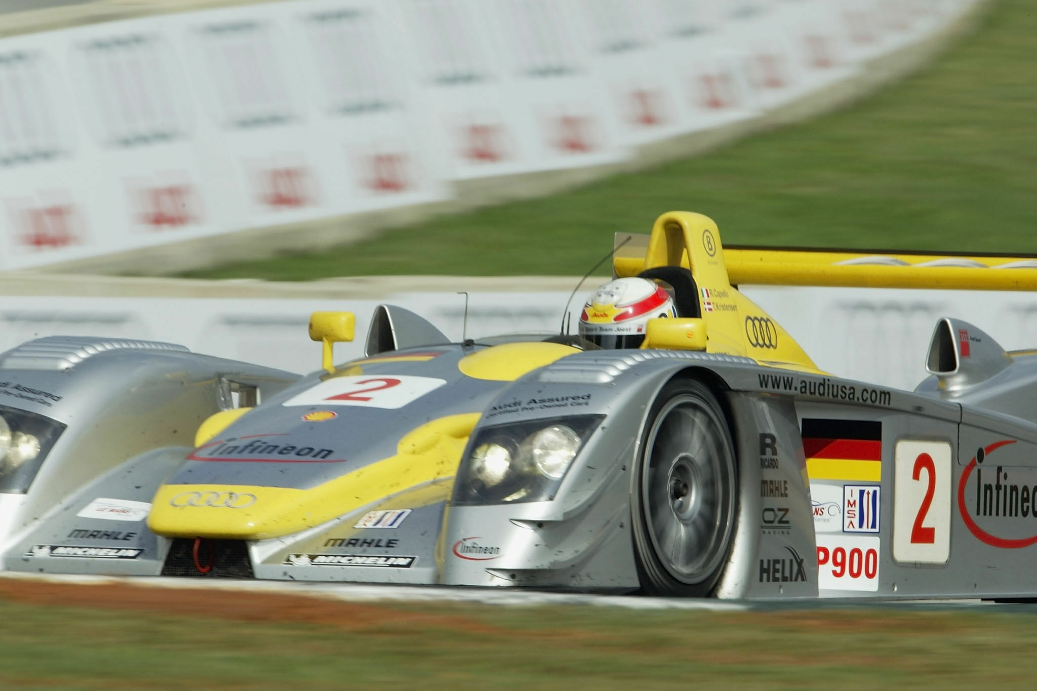 ALMS 2002 - Tom Kristensen im Infineon Audi R8
