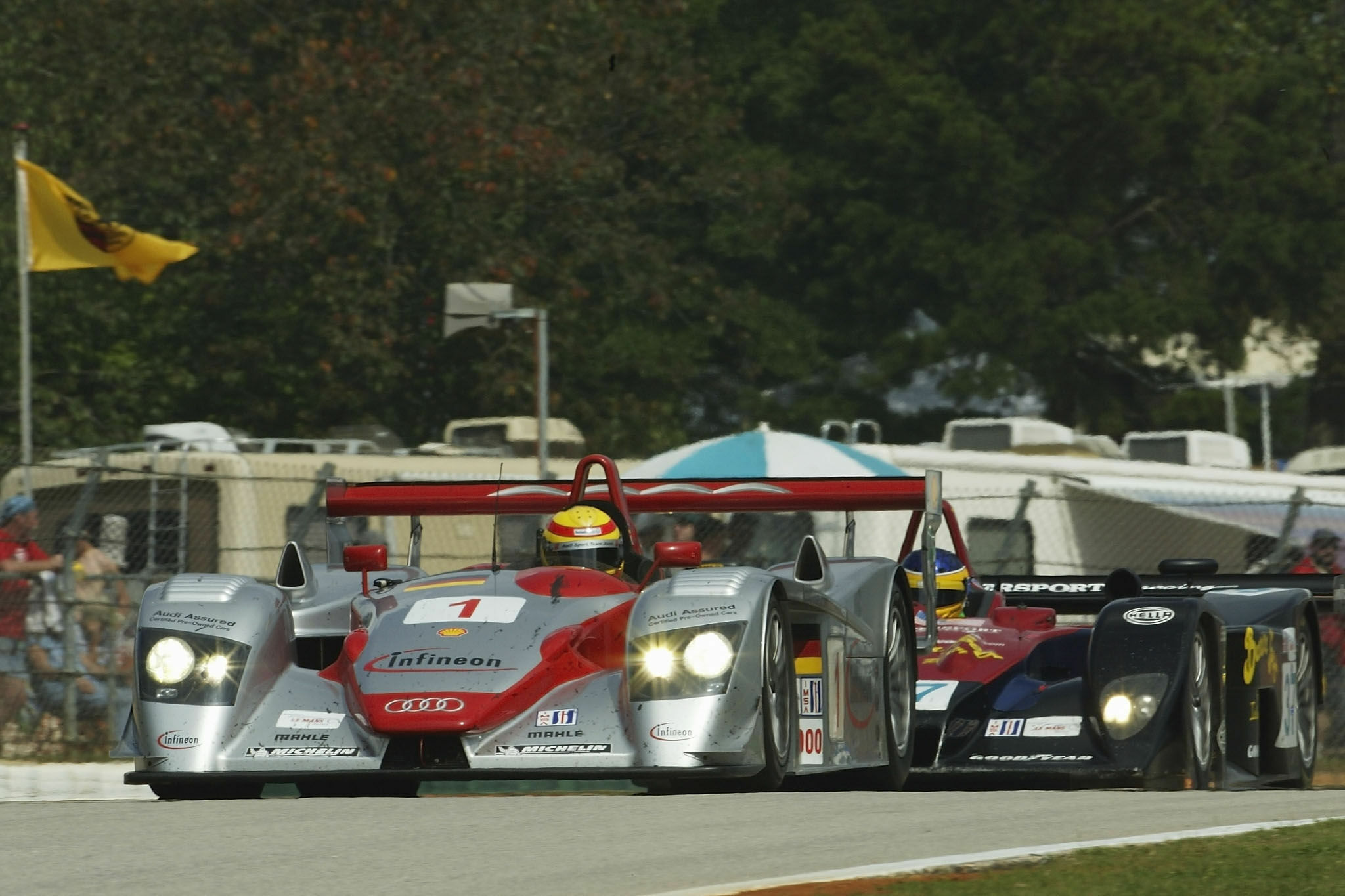 ALMS 2002 - Frank Biela im Infineon Audi R8