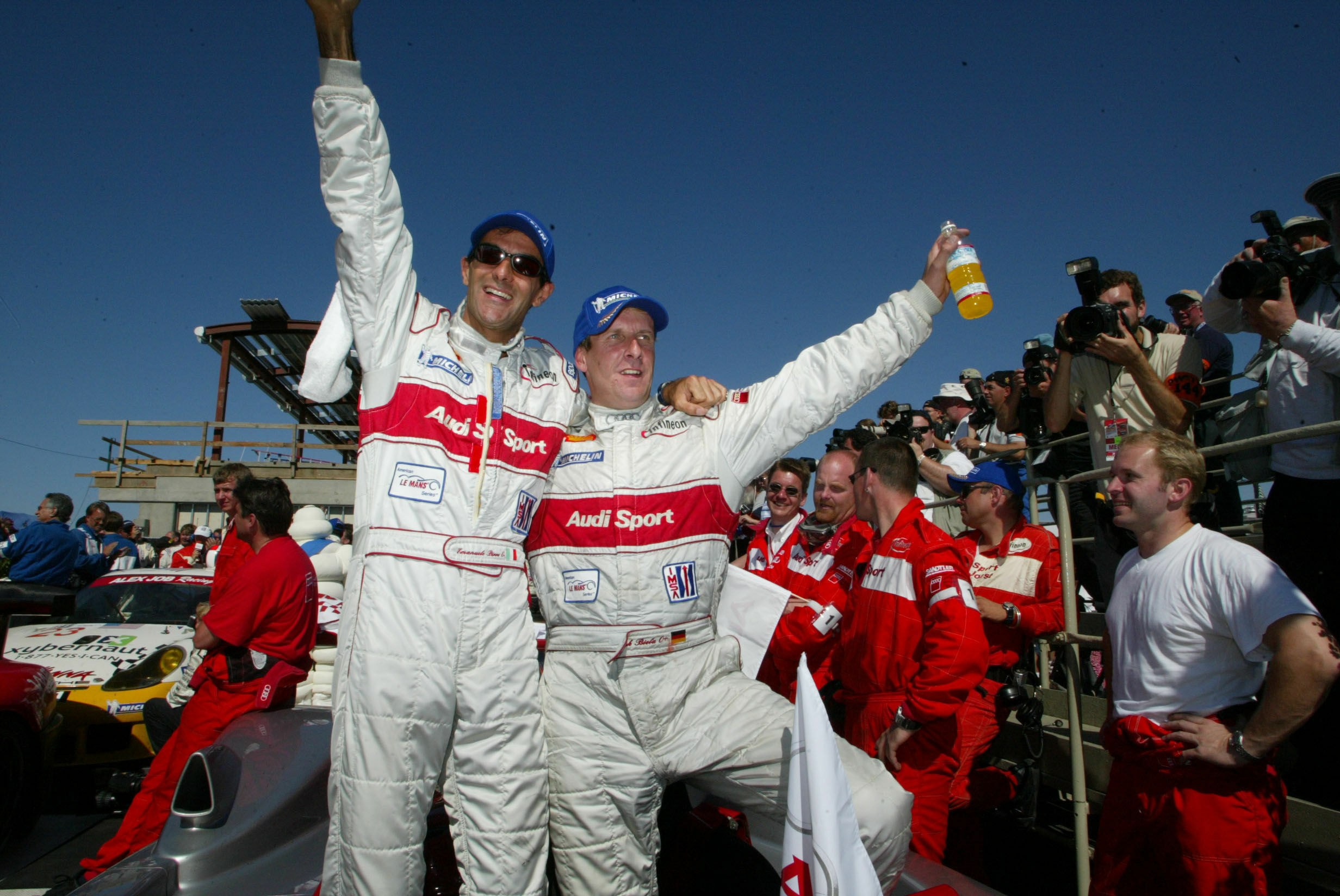 ALMS 2002 - Die Sieger: Frank Biela und Emanuele Pirro