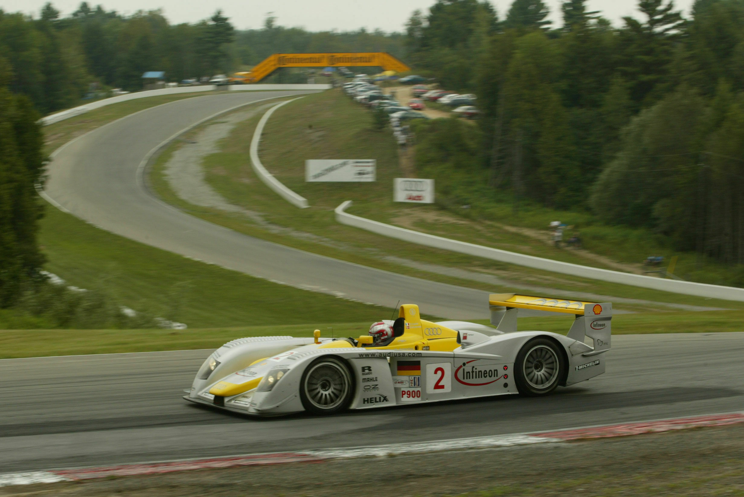 ALMS 2002 - Rinaldo Capello in the Infineon Audi R8 #2
