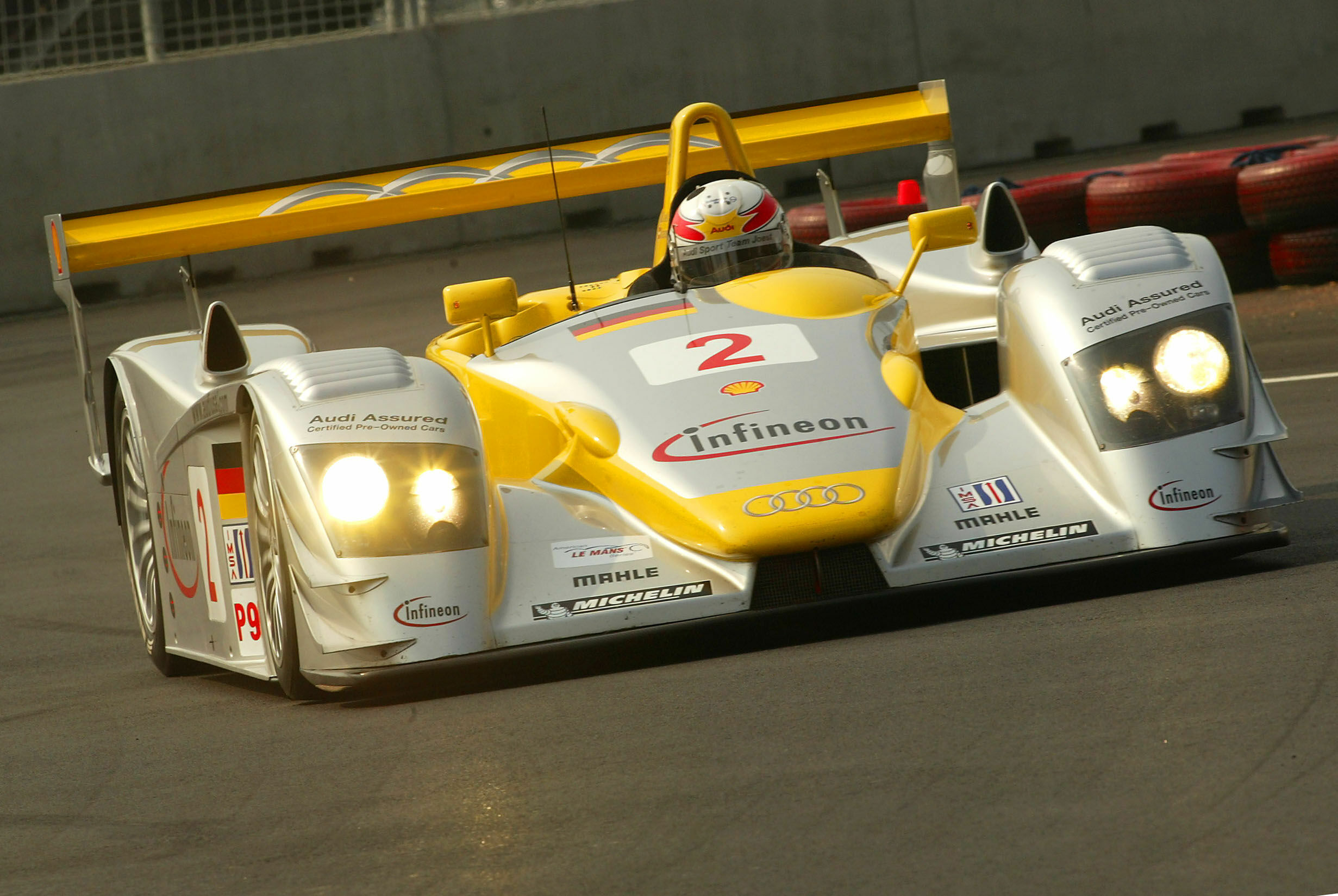 ALMS 2002 - Tom Kristensen im Infineon Audi R8