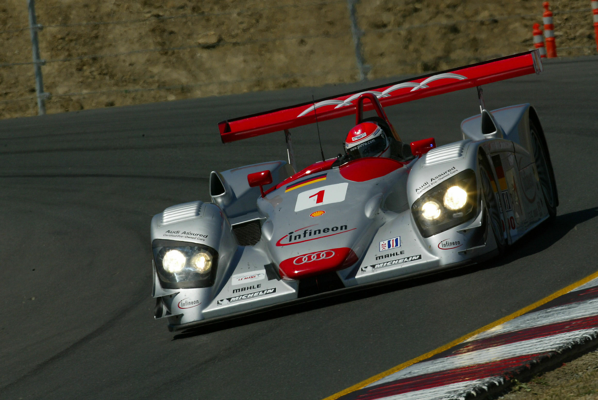 ALMS 2002 - Emanuele Pirro im Audi R8 #1