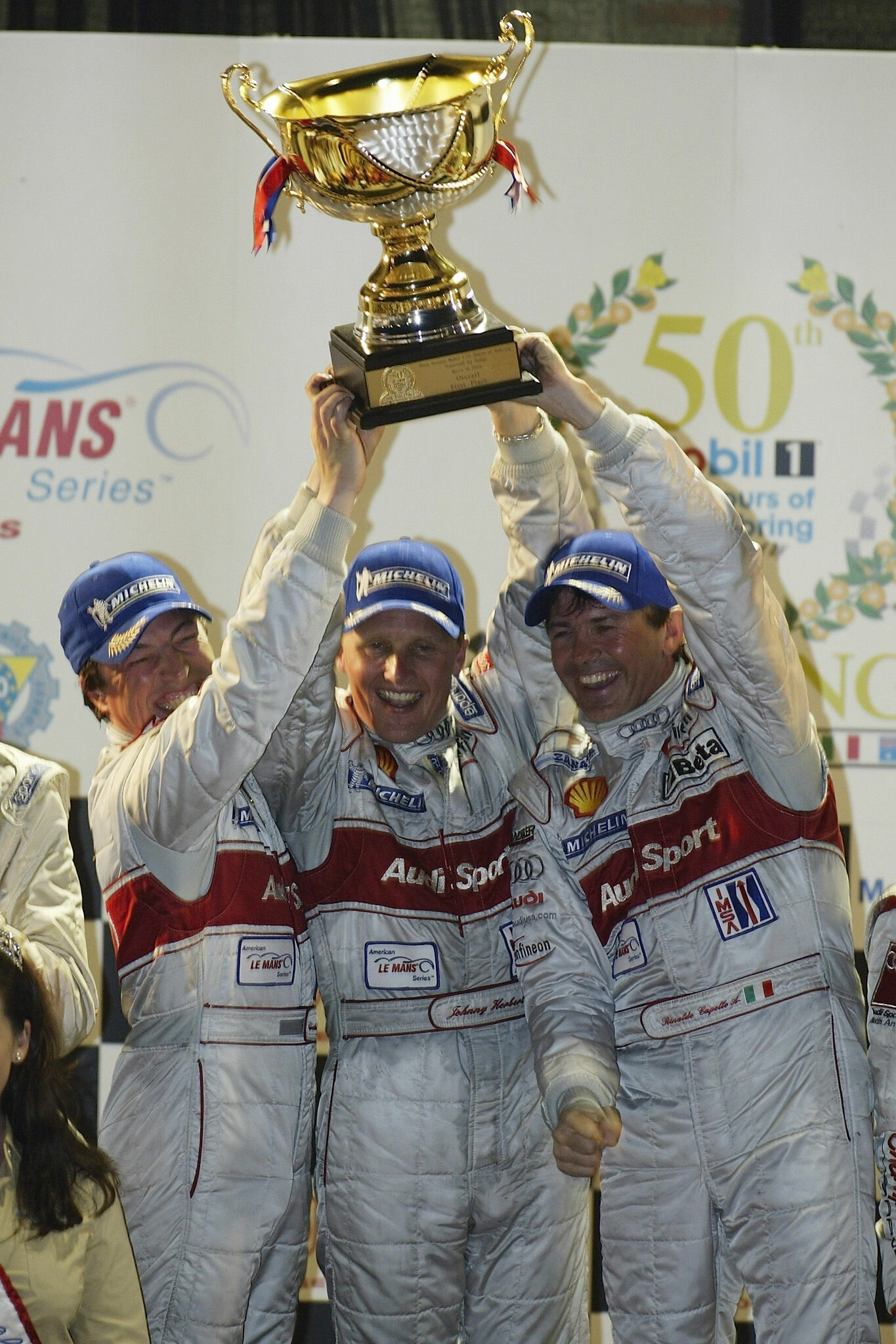 ALMS 2002 - Christian Pescatori, Johnny Herbert and Rinaldo Capello