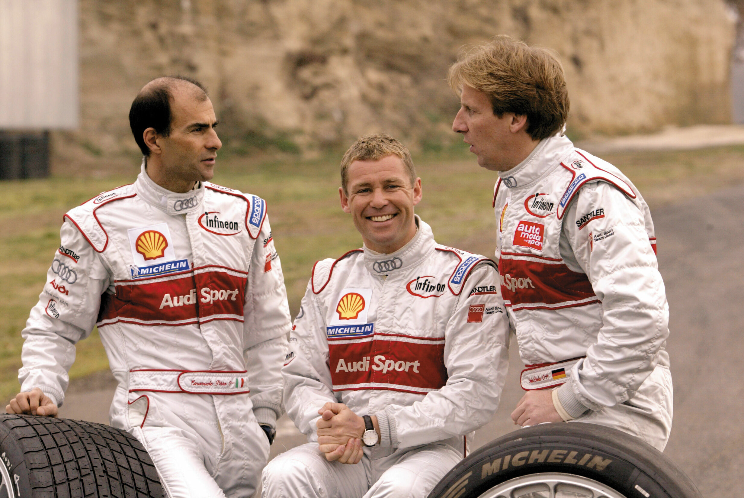 Le Mans 2002 - Emanuele Pirro, Tom Kristensen, Frank Biela
