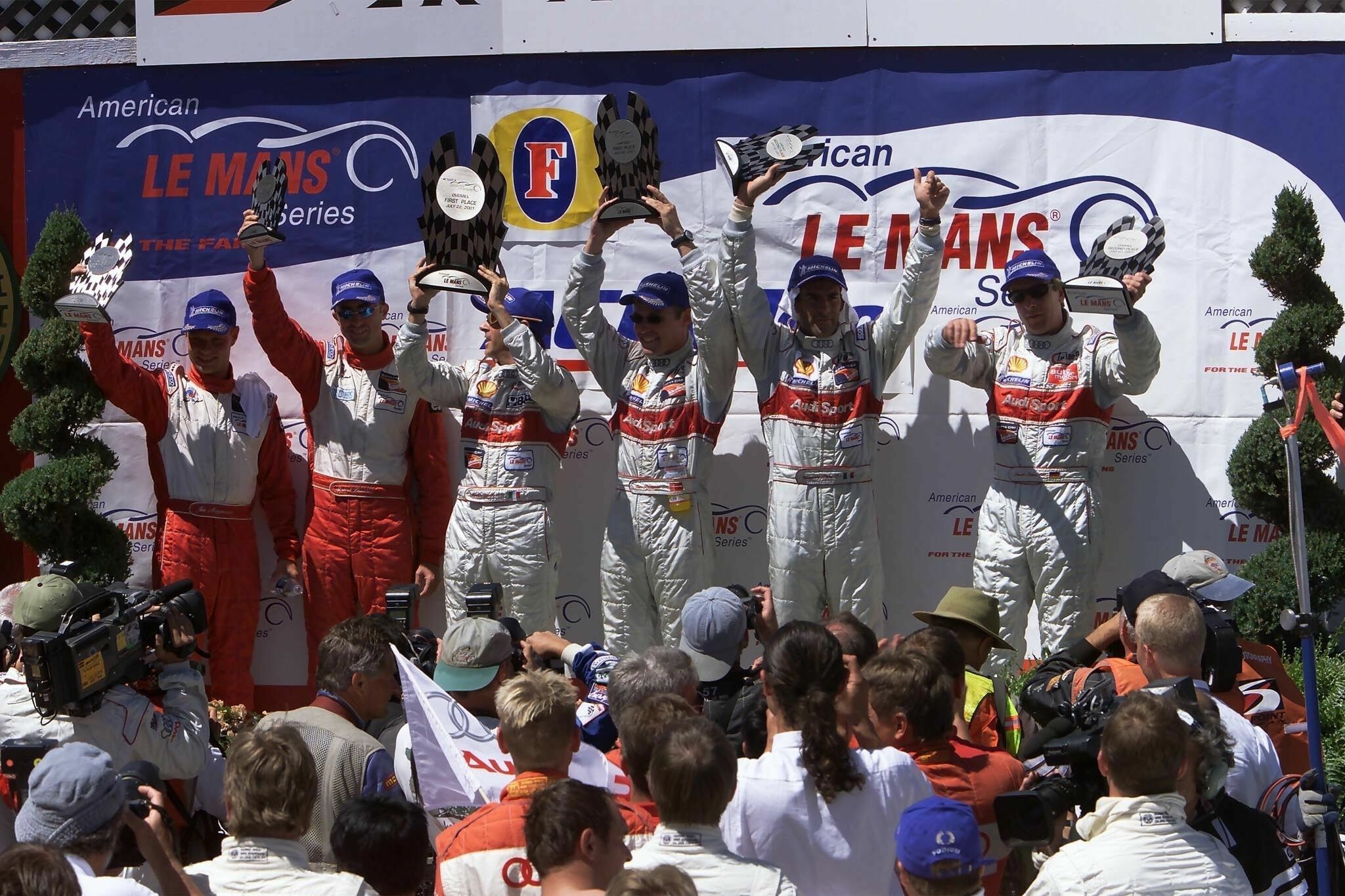 ALMS 2001 - The podium in Sears Point