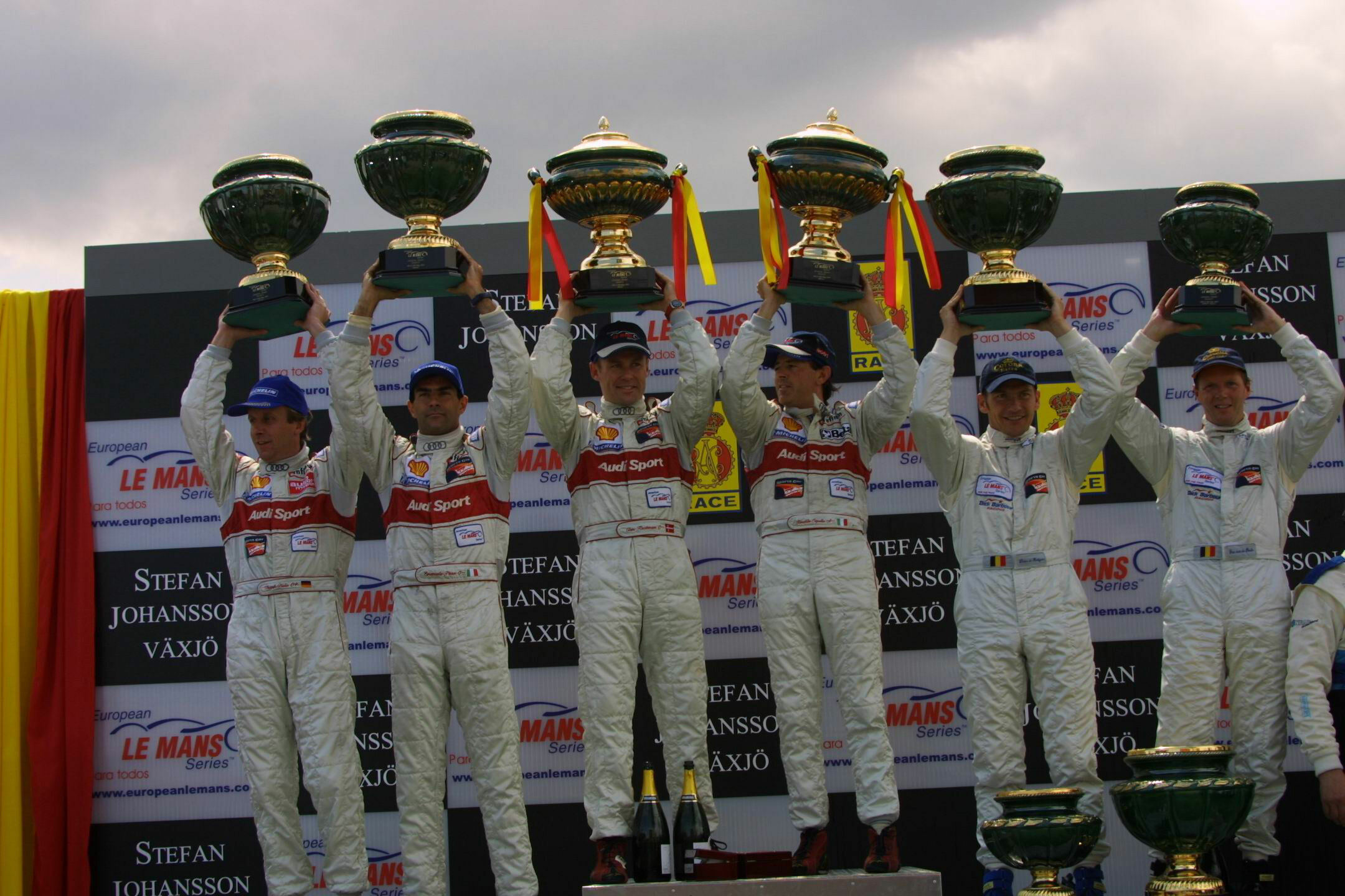 ALMS 2001 - Das Podium in Jarama