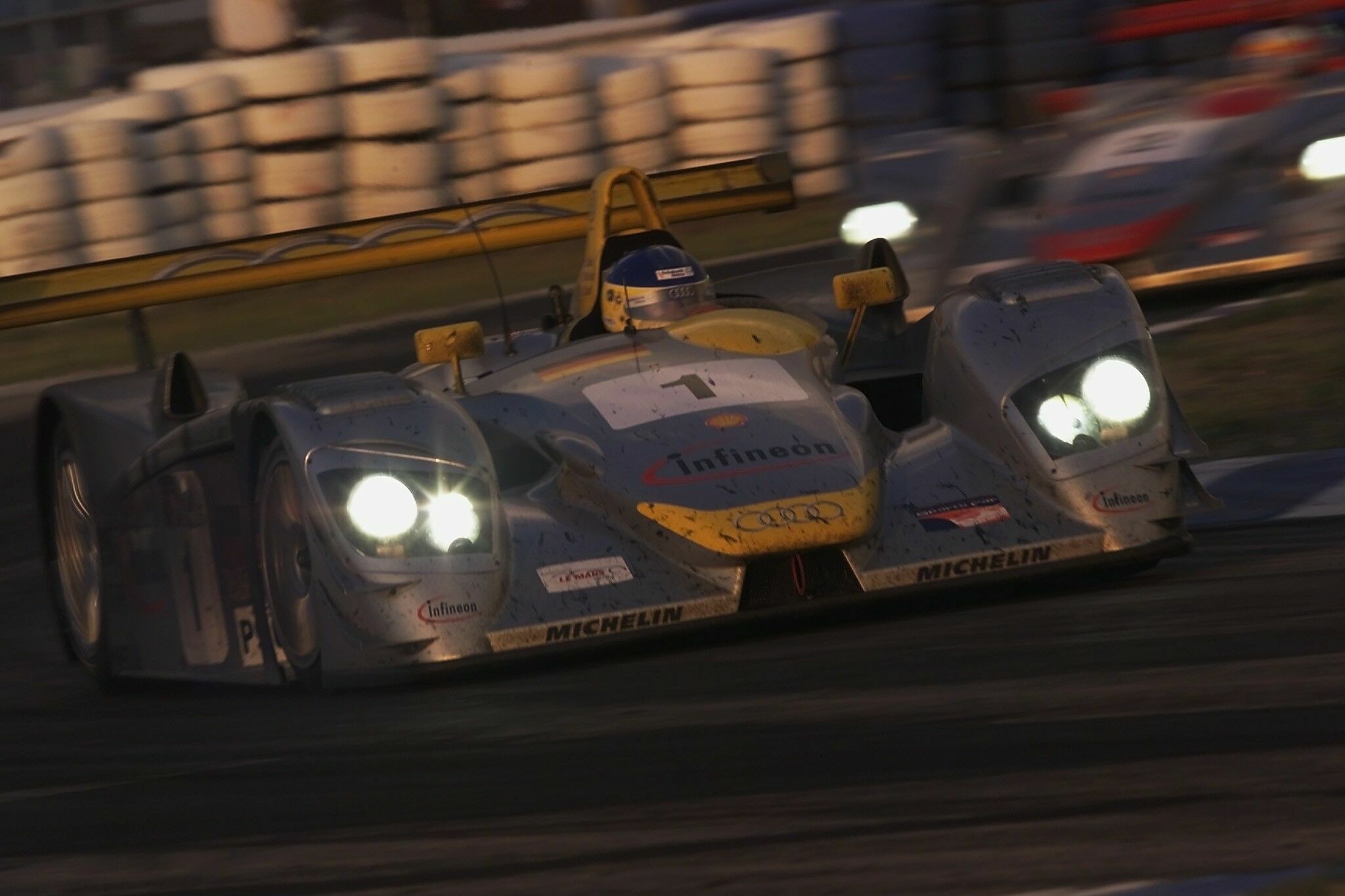 ALMS 2001 - Michele Alboreto im Infineon Audi R8 #1