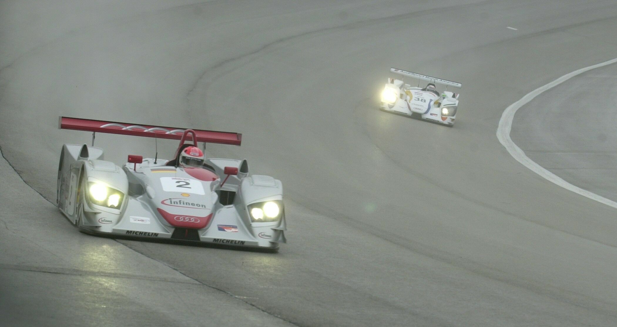 ALMS 2001 - Emanuele Pirro im Infineon Audi R8