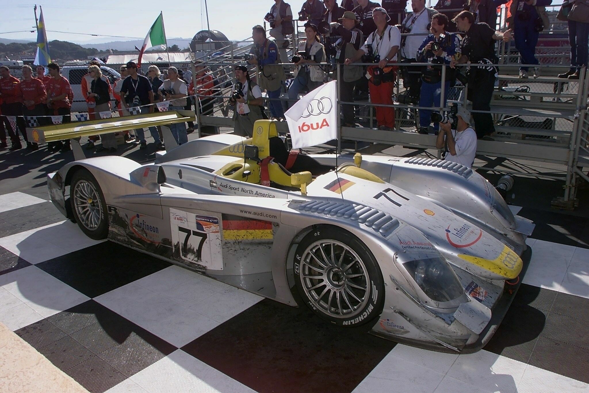 ALMS 2000 - The winning Audi R8 at Laguna Seca