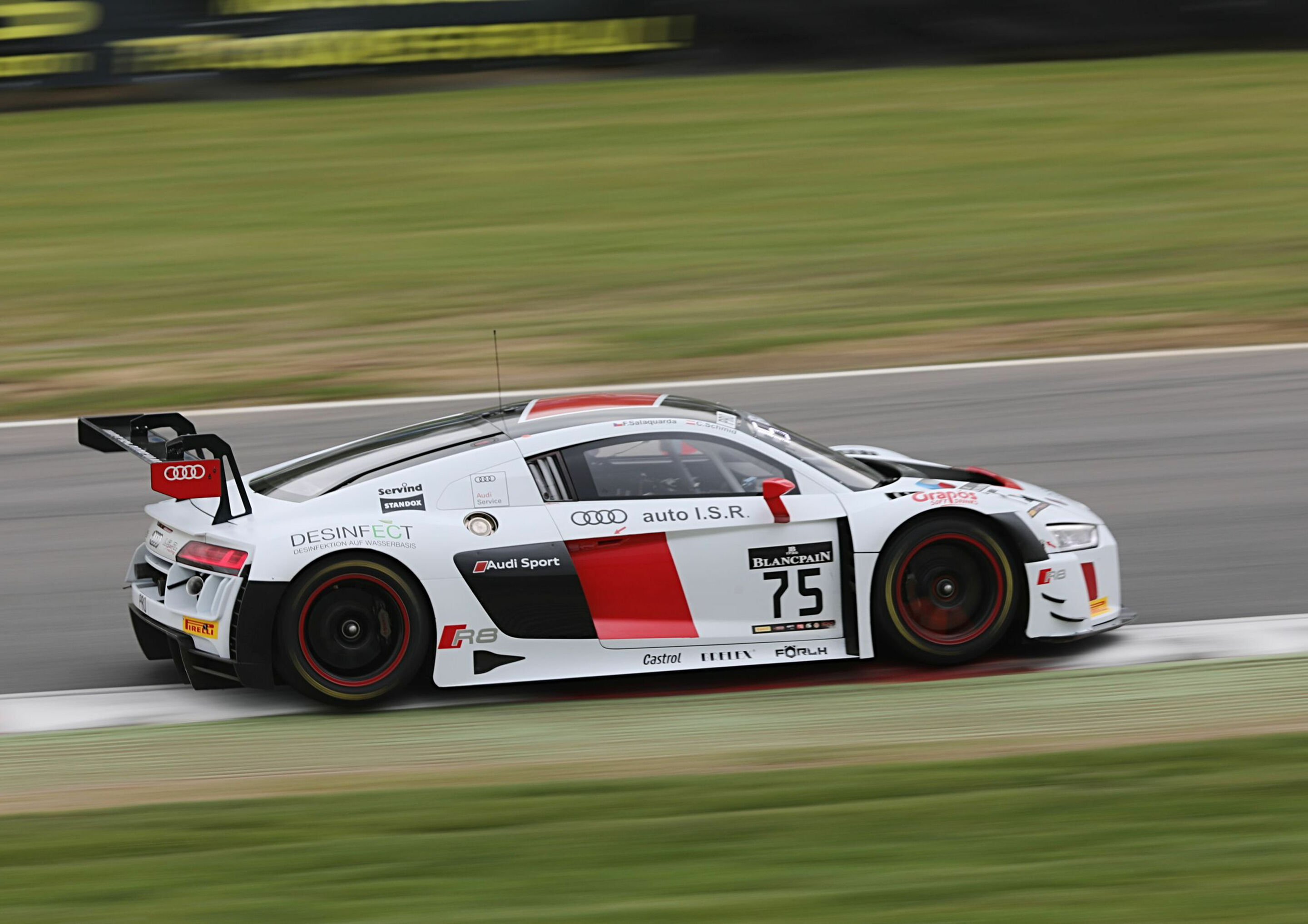 Blancpain GT Series 2017 - Audi R8 LMS #75 (ISR), Clemens Schmid, Filip Salaquarda