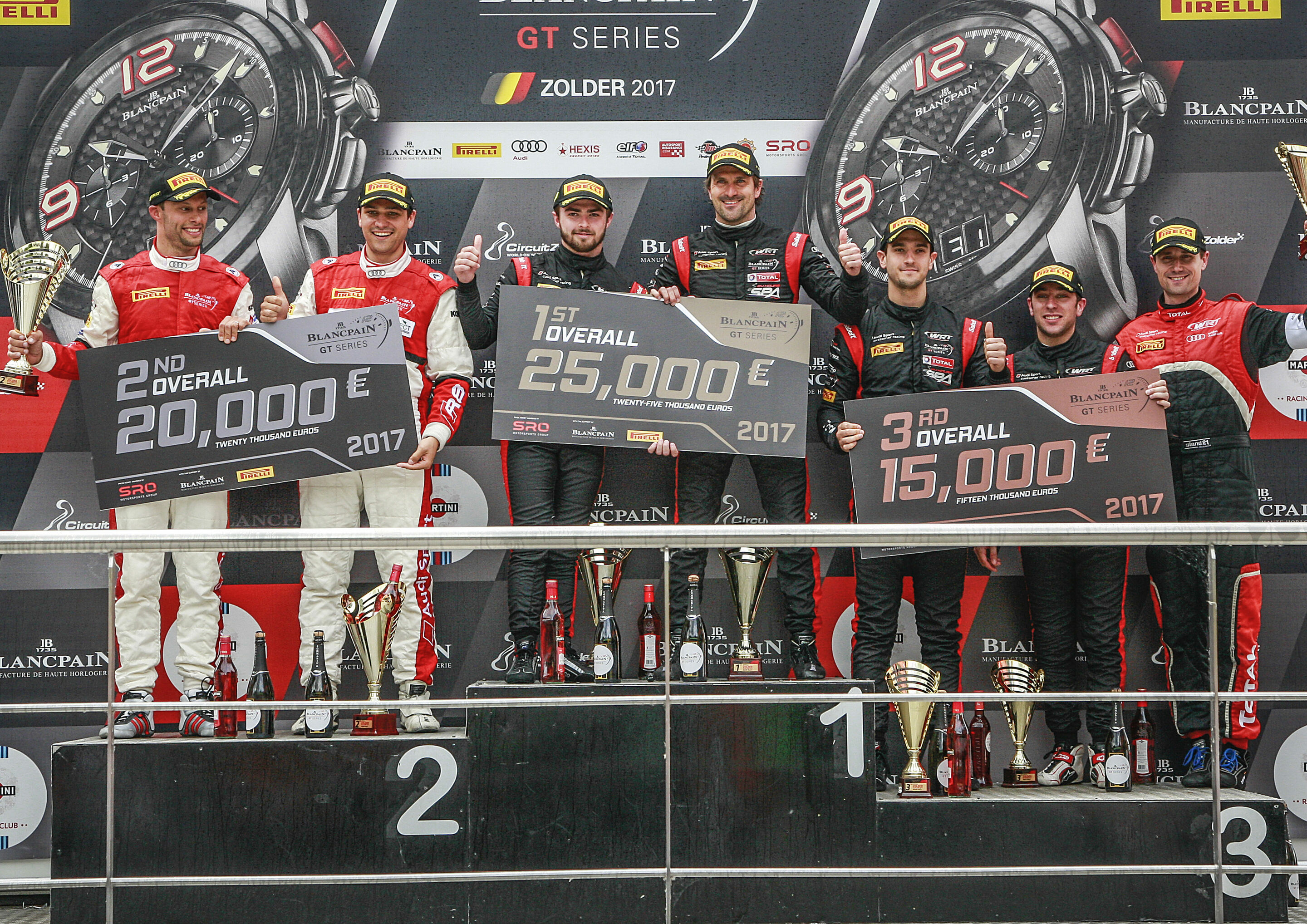 Blancpain GT Series 2017 - Filip Salaquarda, Clemens Schmid, Will Stevens, Markus Winkelhock, Stuart Leonard, Robin Frijns