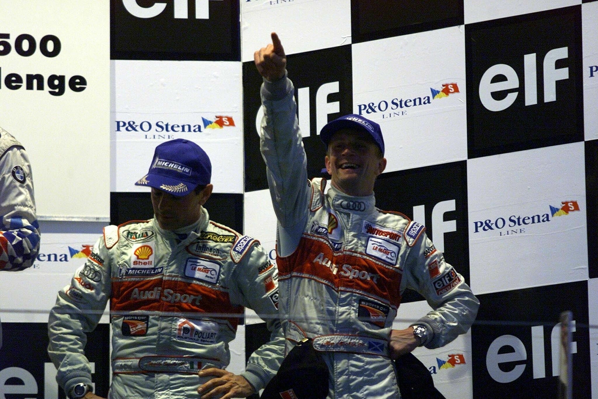ALMS 2000 - Podium in Silverstone: Rinaldo Capello, Allan McNish