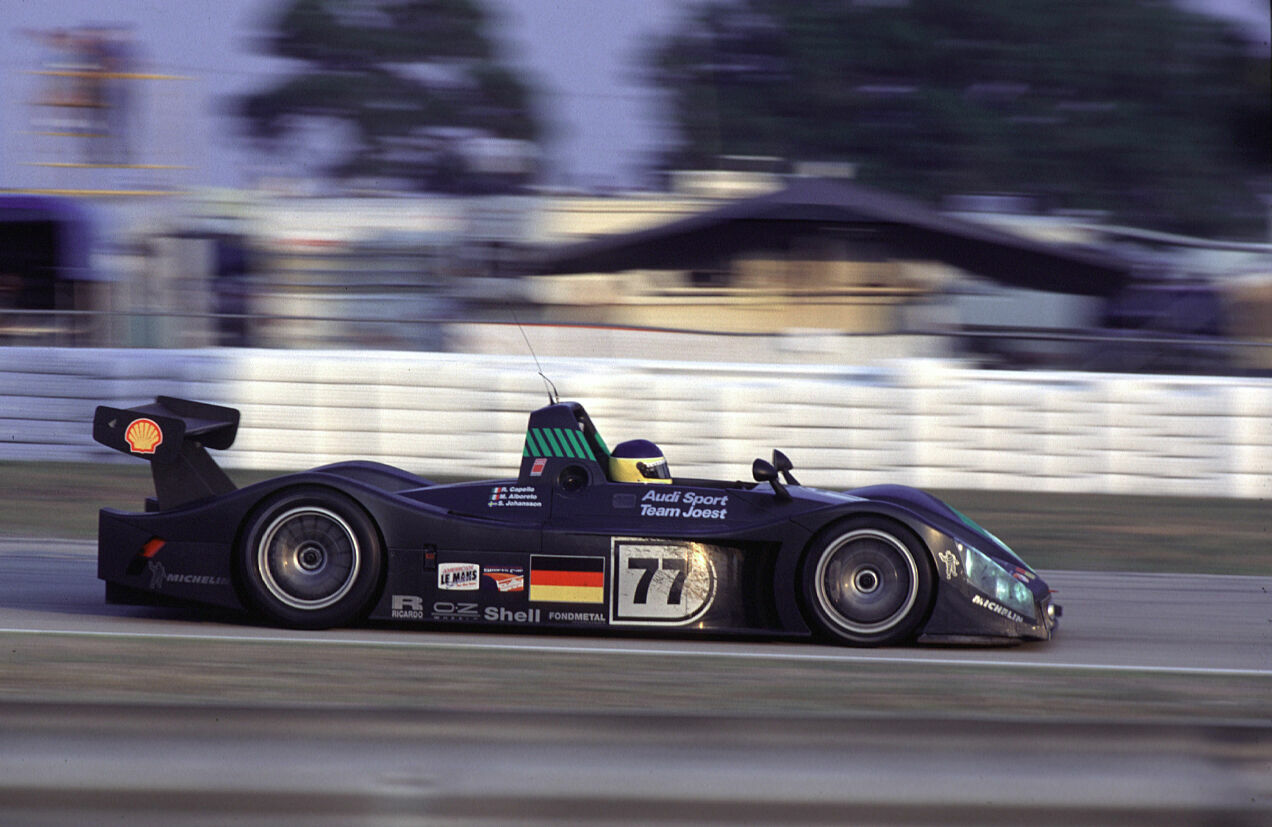 12h Sebring 1999 - Audi R8R #77 (Audi Sport Team Joest), Michele Alboreto (I), Dindo Capello (I), Stefan Johansson (S)